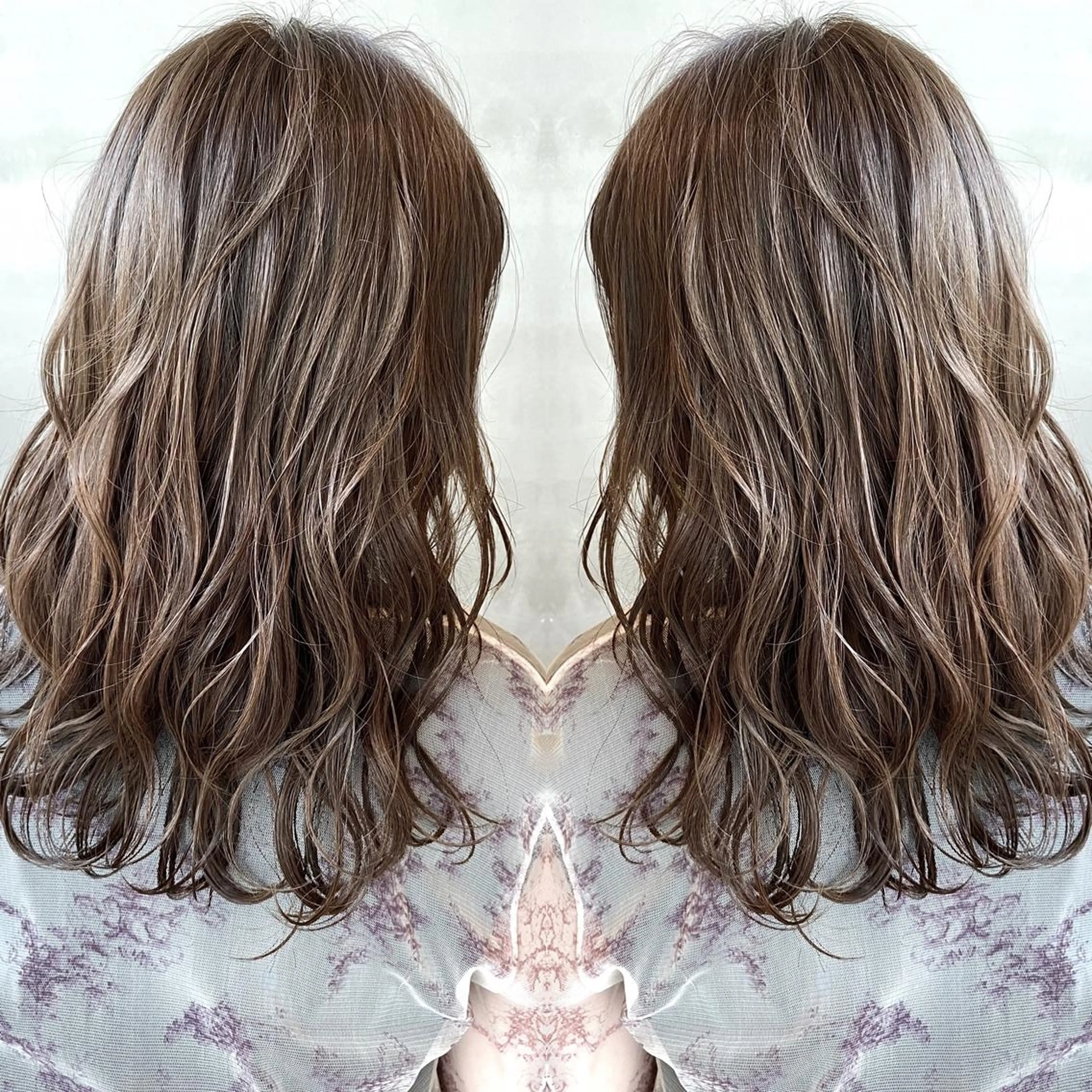 セミロング カラー ヘアアレンジ キッズ ネイル マツエク・マツパ 透明感カラー ハイライトカラー 外国人風カラー ハイライト 外ハネヘア カット ヘアカラー reverie【レヴリー】所属・夜23時まで予約🉑 reverieあきらのヘアスタイル