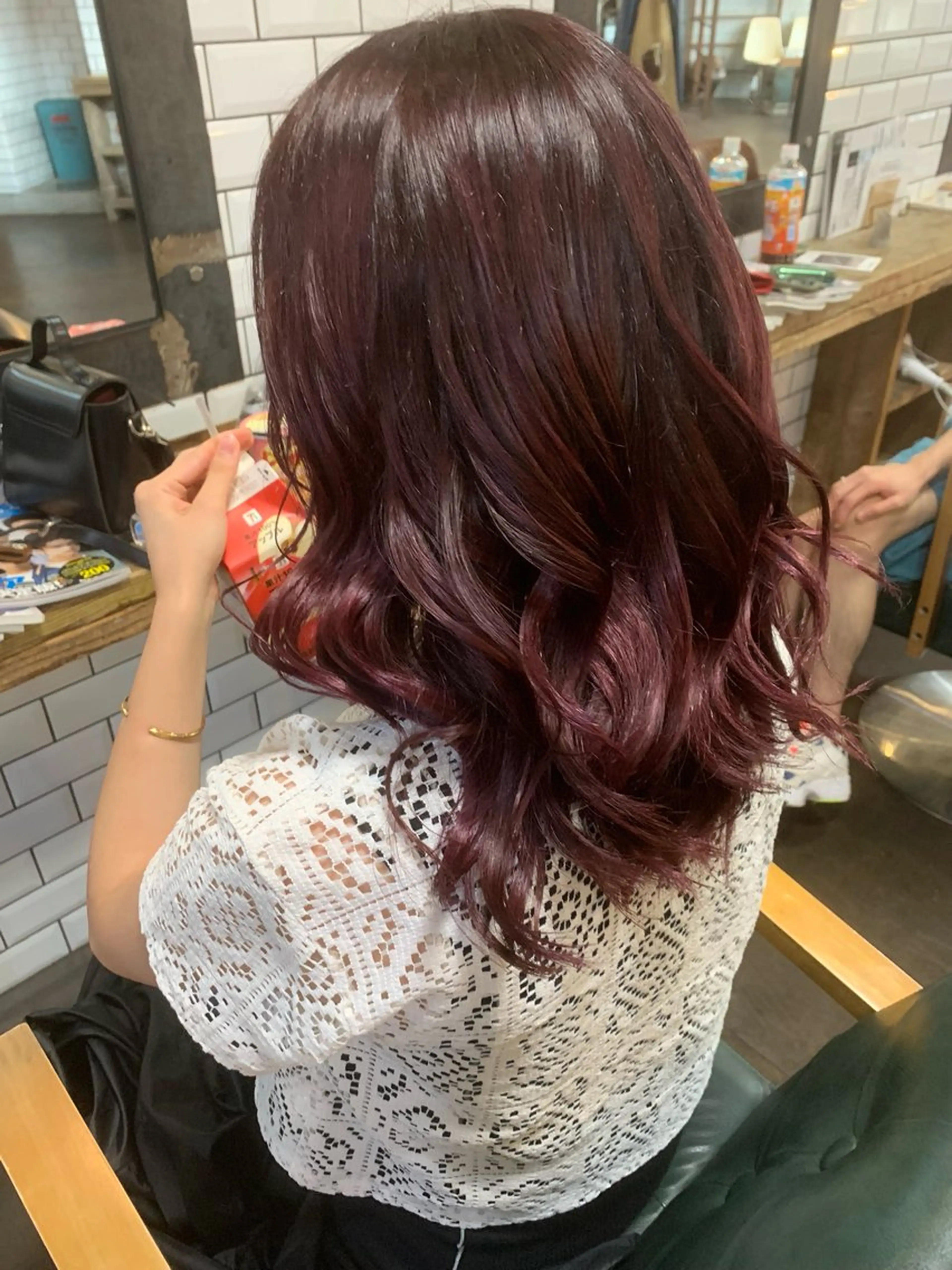 カラー ✂︎GLITTER ✂︎東ヶ崎　湧✂︎のヘアスタイル
