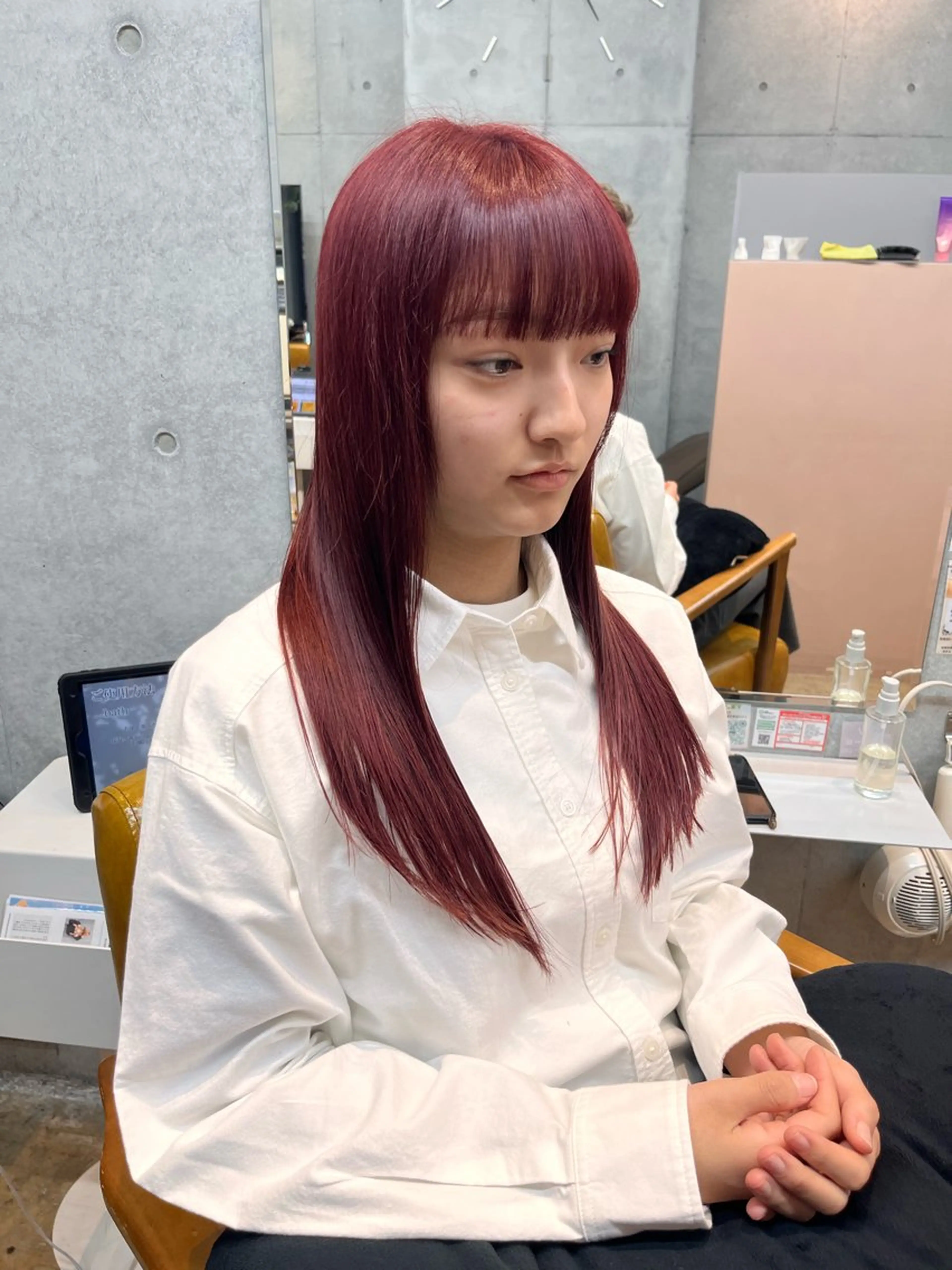 ロング カラー ルーツカラー/ デザインカラー/井川のヘアスタイル