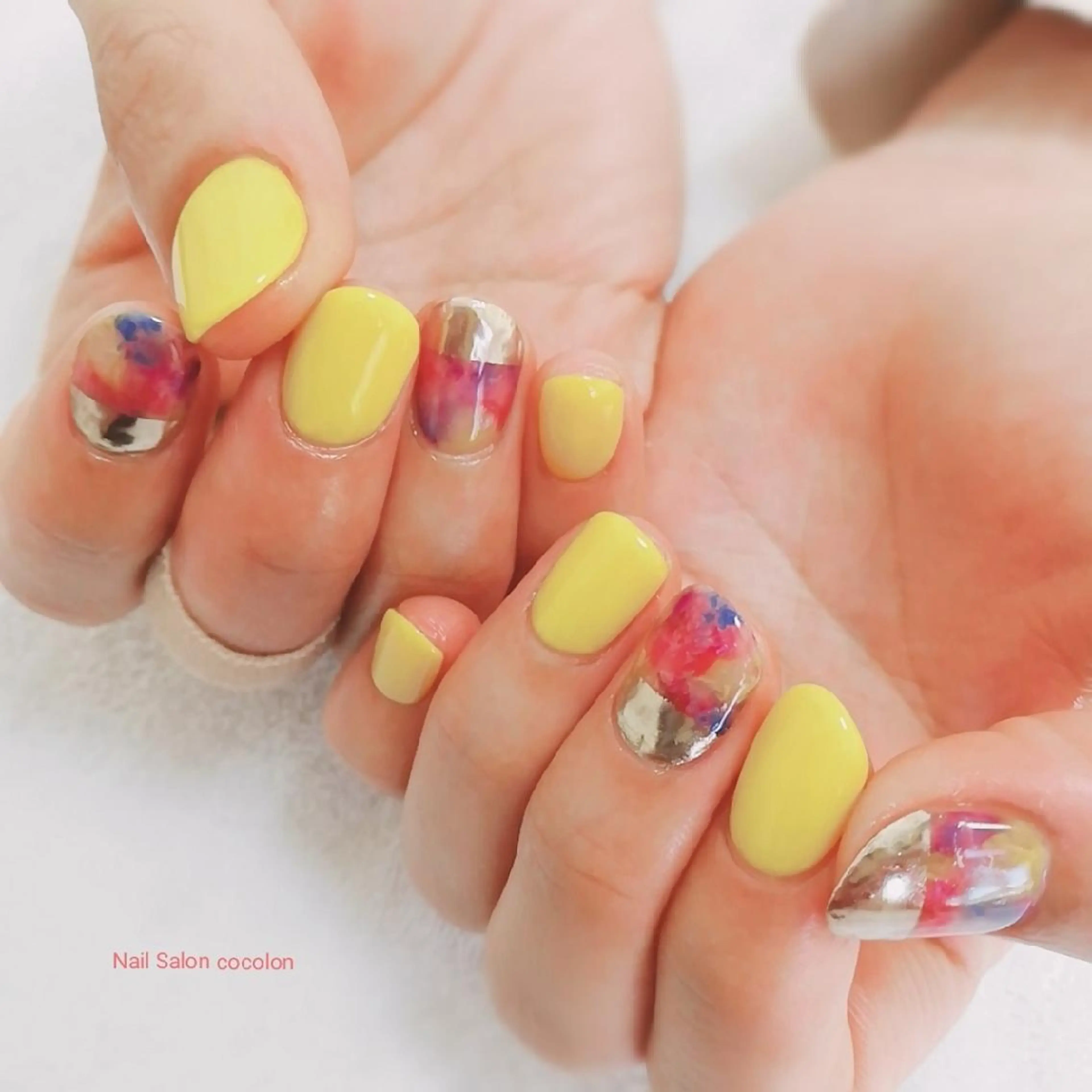 ネイル アートネイル ワンカラーネイル ハンドネイル 柴崎 美幸のネイルデザイン