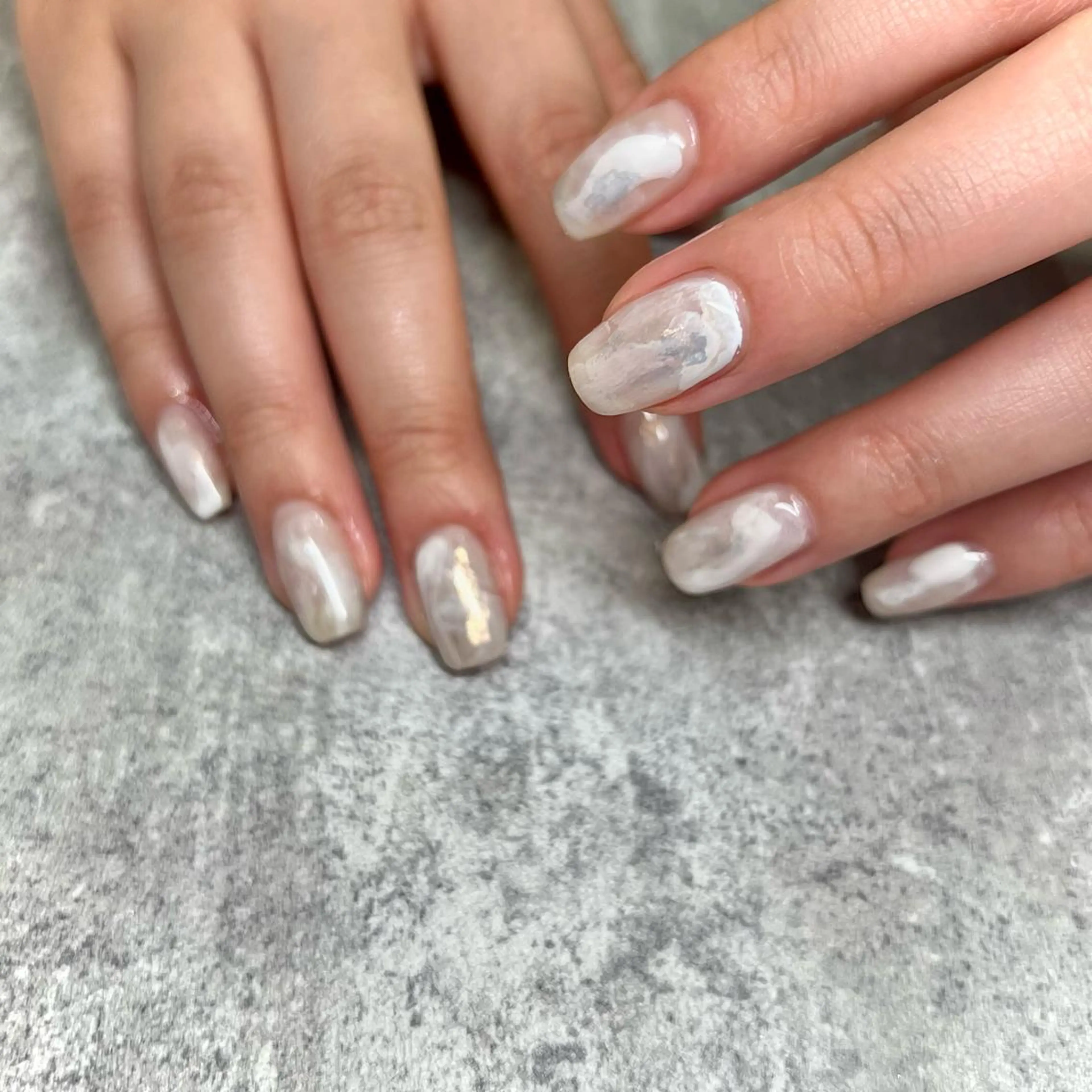 ネイル ハンドネイル 《カメレオン》 西田美輝のヘアスタイル