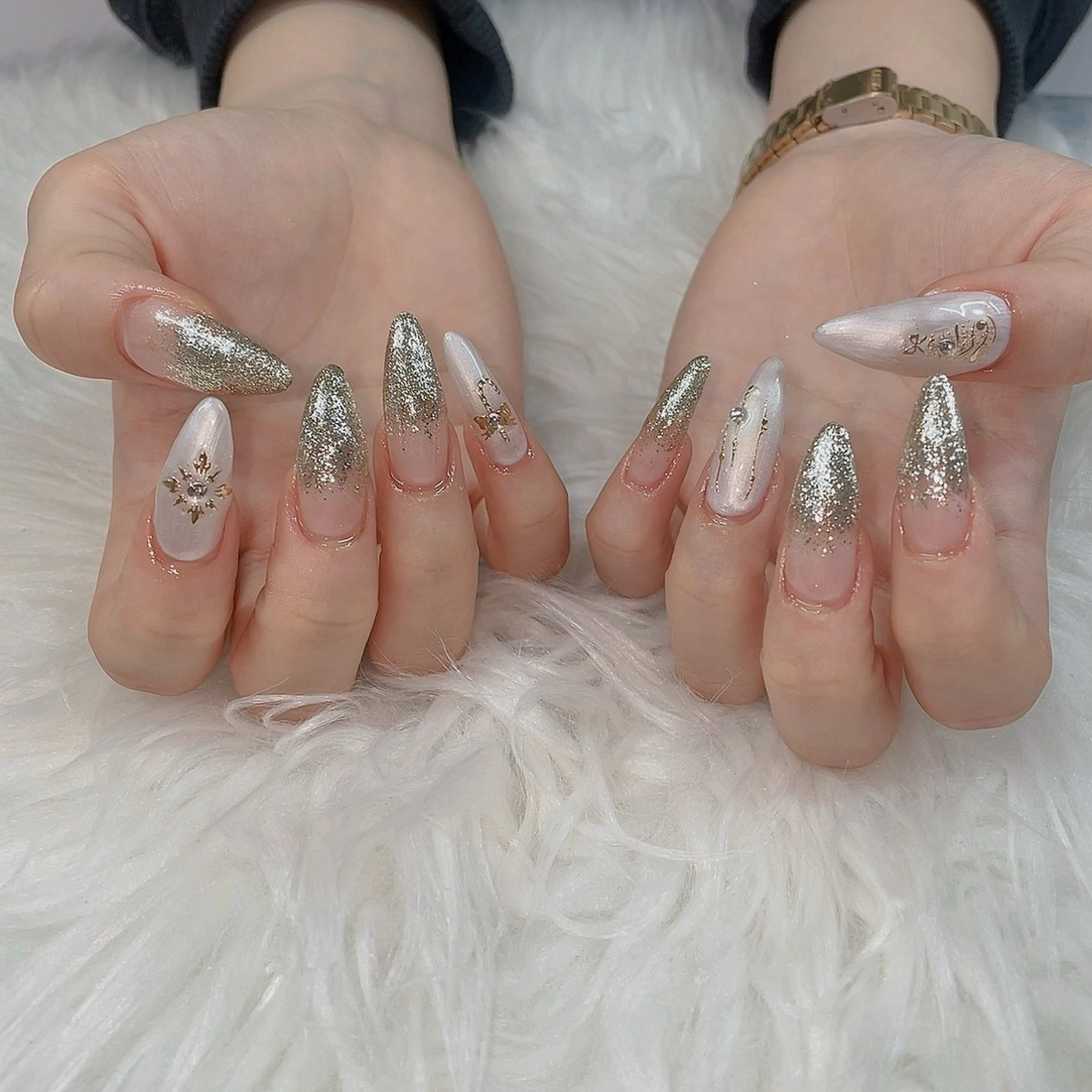 ネイル スカルプネイル ハンドネイル BLUEM みおちのネイルデザイン