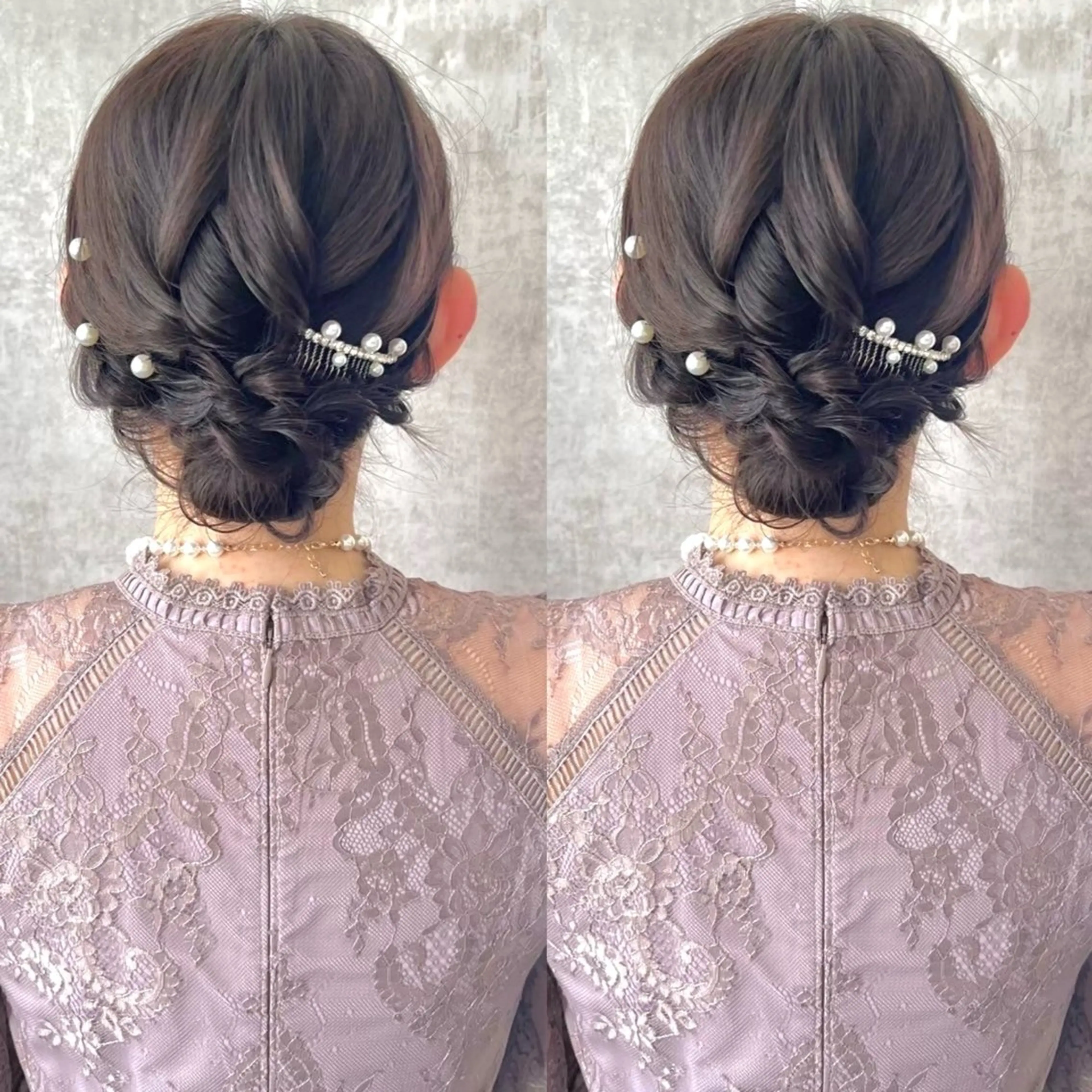 セミロング ヘアアレンジ ヘアセット ヘアメ🎀エクステ 🪽横浜/しほ🧸のヘアスタイル