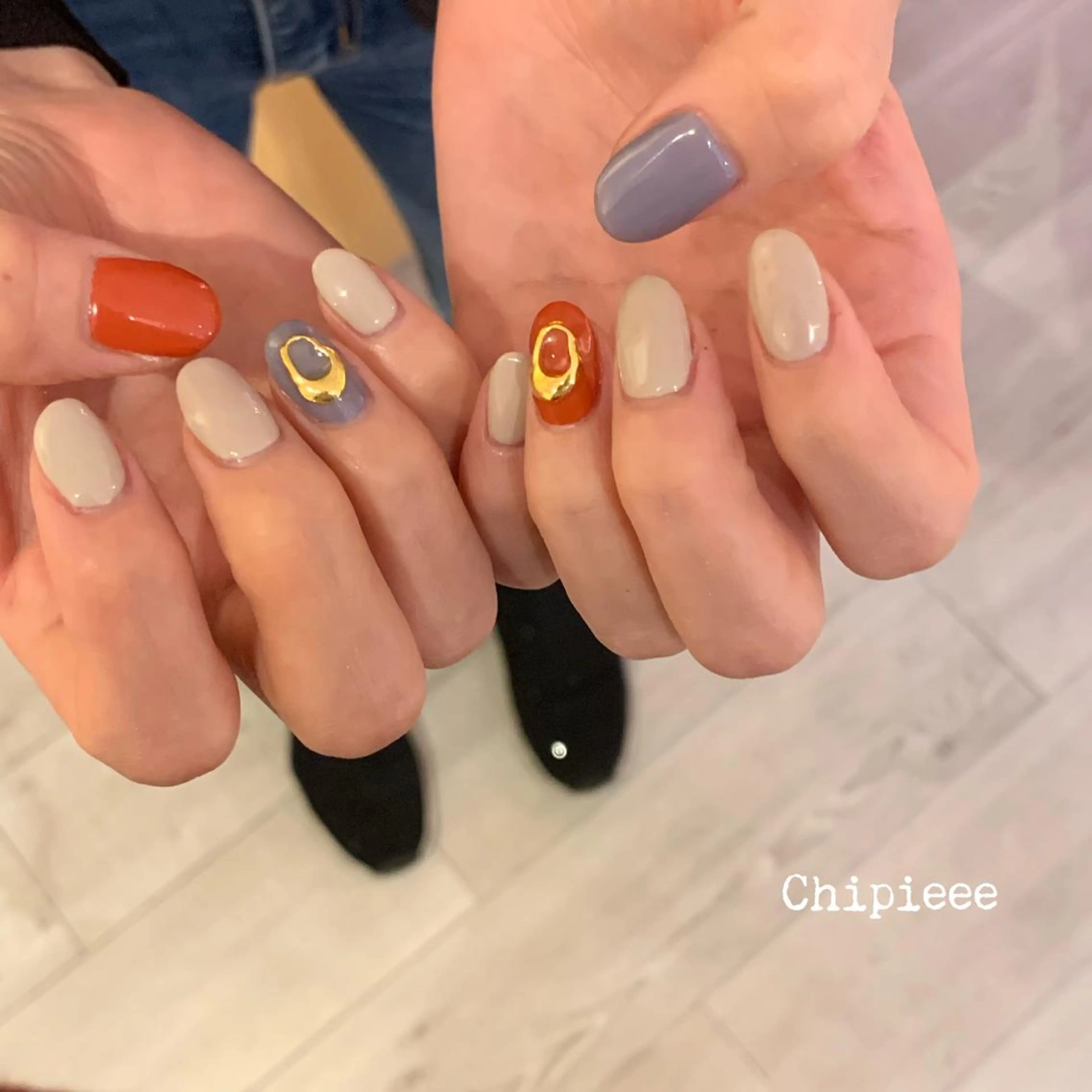 ネイル ハンドネイル revia所属・ERI Nailistのネイルデザイン