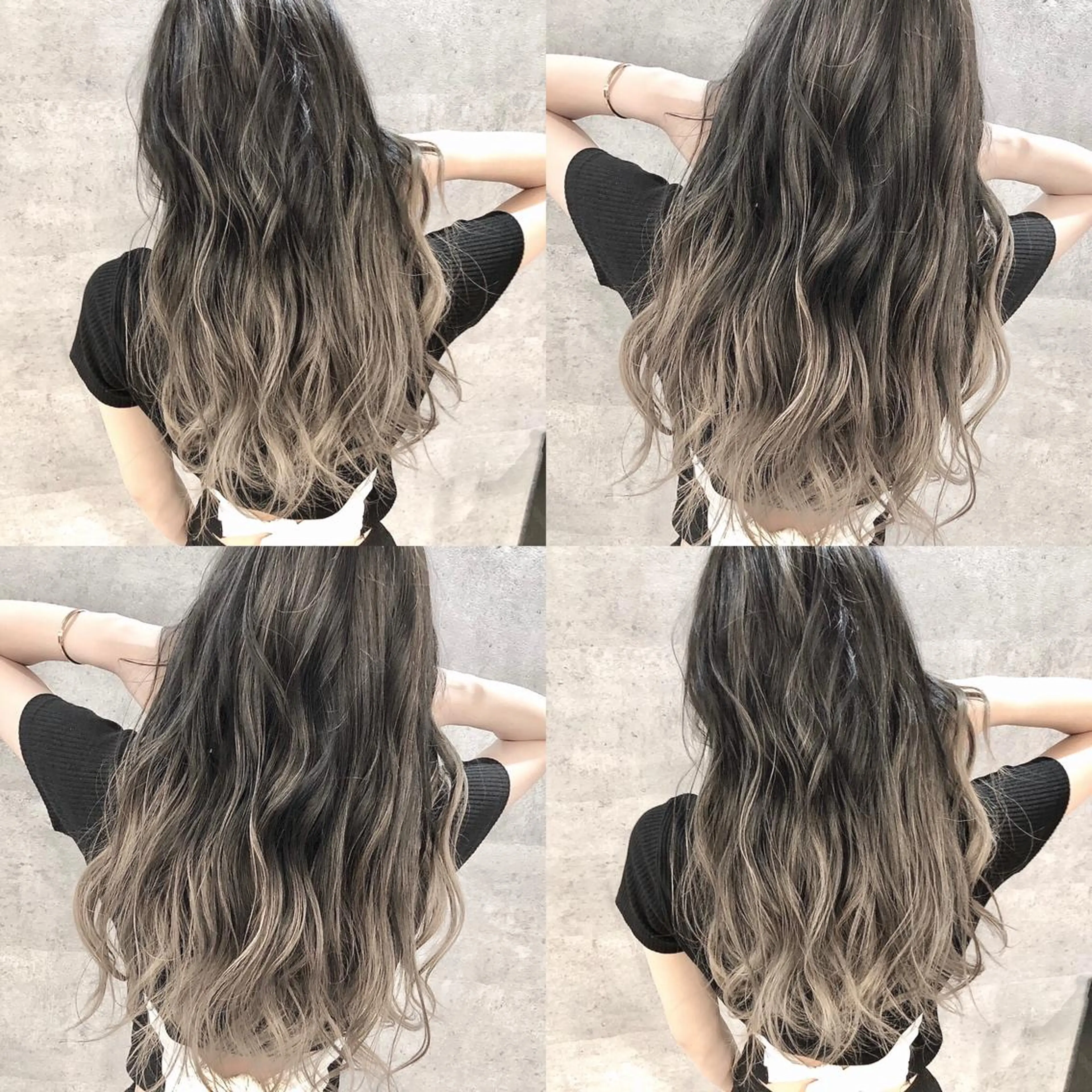 ロング レイヤーカット MiL所属・✨ハイトーン✨ 濱田知孝のヘアスタイル