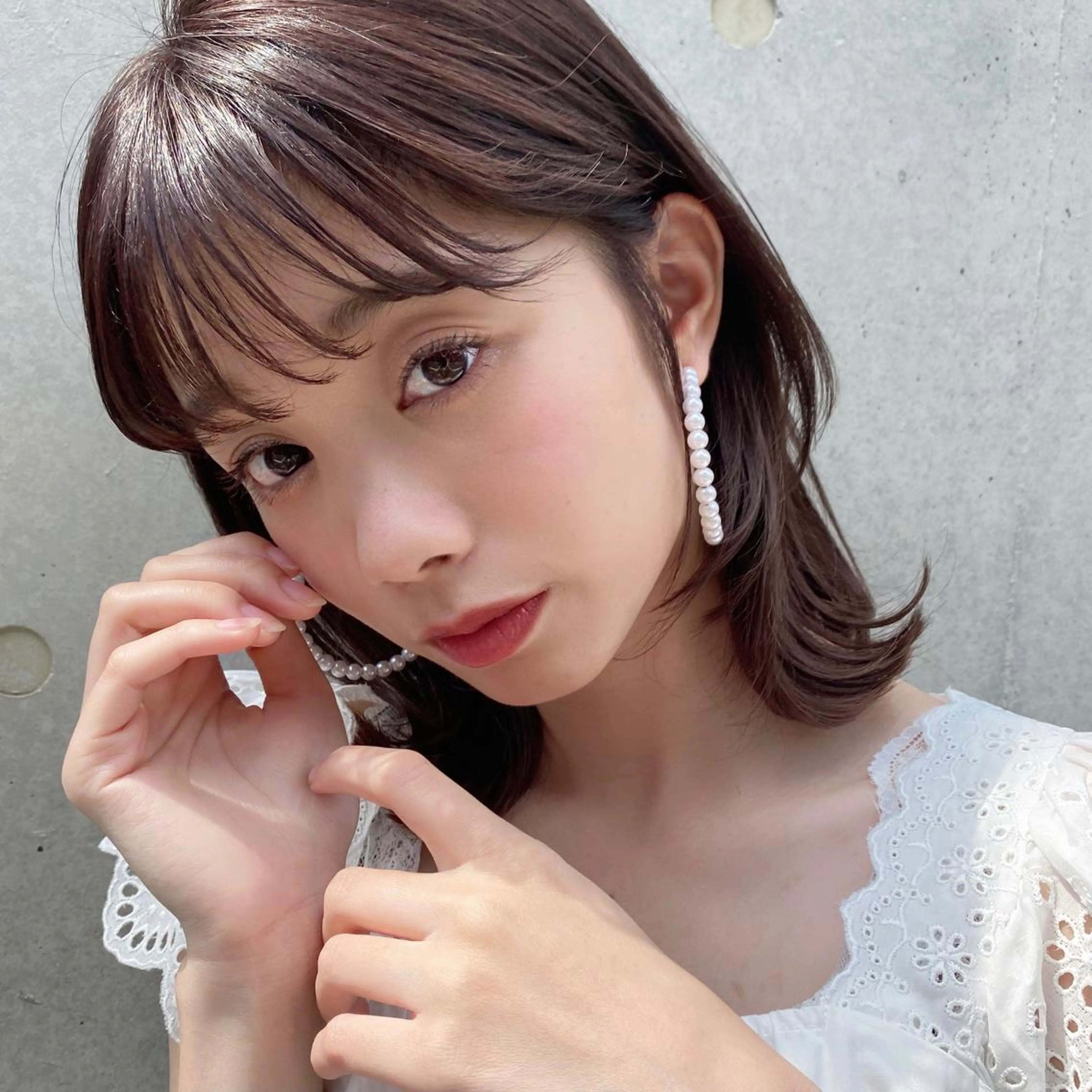 ミディアム カラー 🪭risa 暖色/レイヤー🪭のヘアスタイル