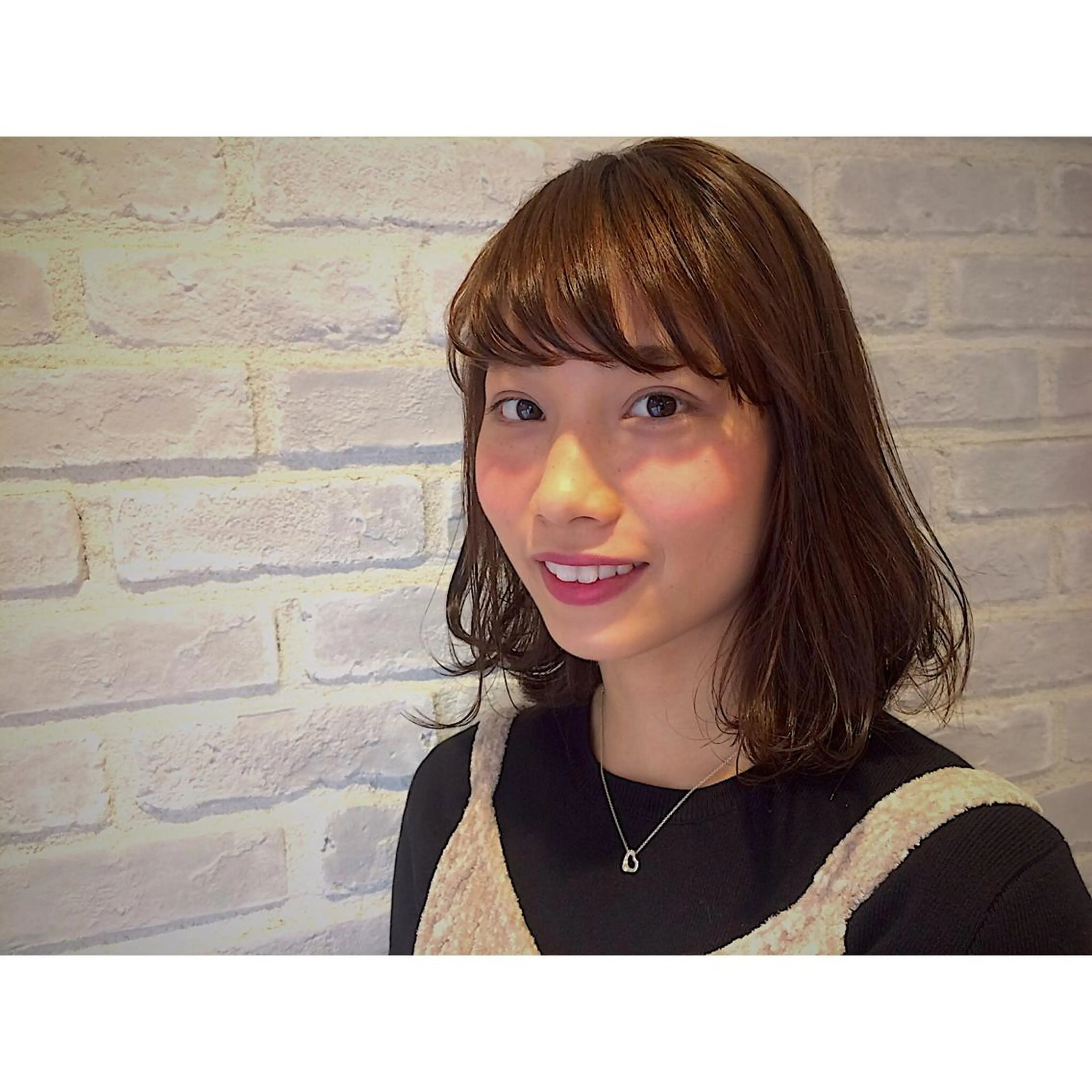 ショート ミディアム セミロング ロング カラー パーマ ヘアアレンジ 藤井 菜緒のヘアスタイル