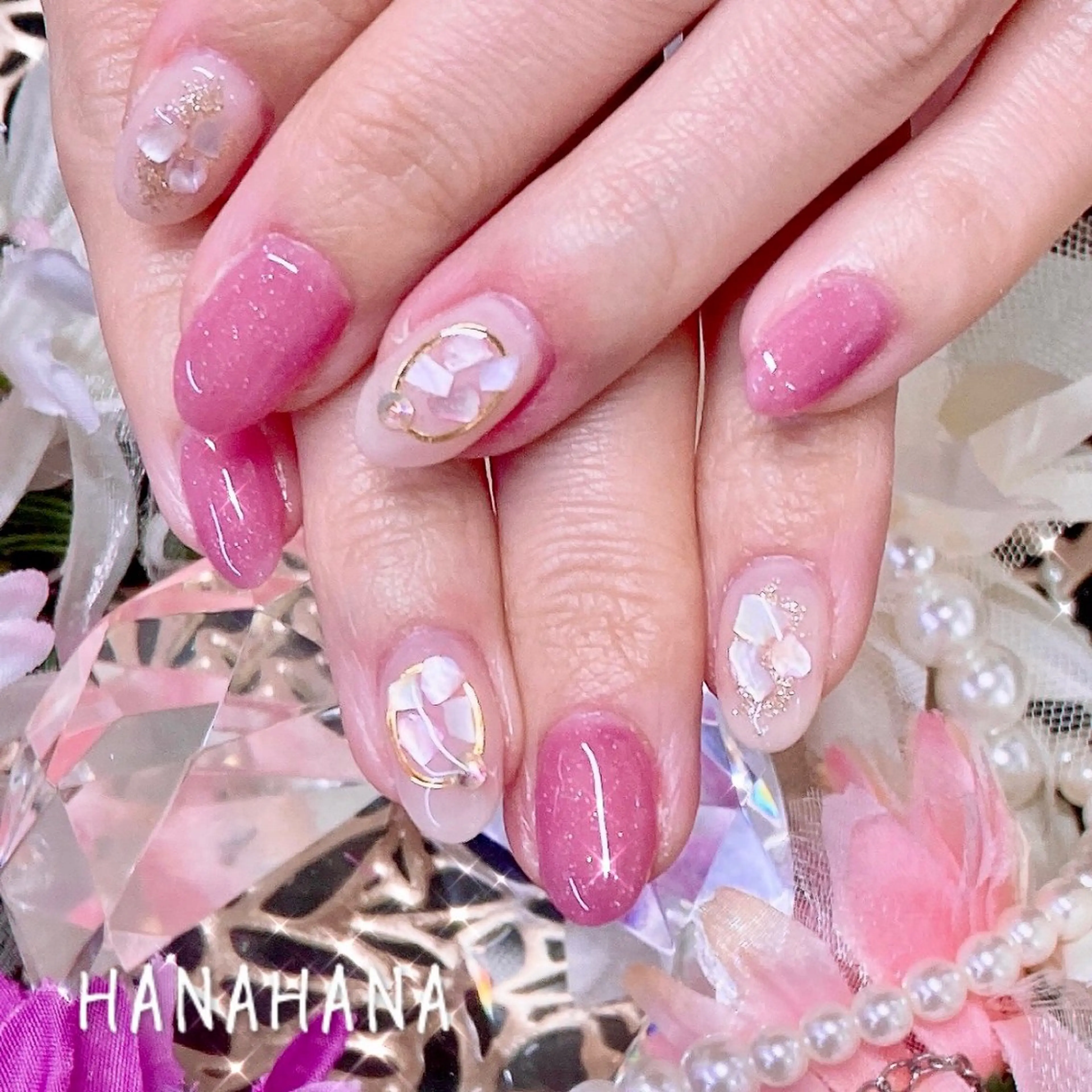 ネイル ジェルネイル HANAHANAのネイルデザイン