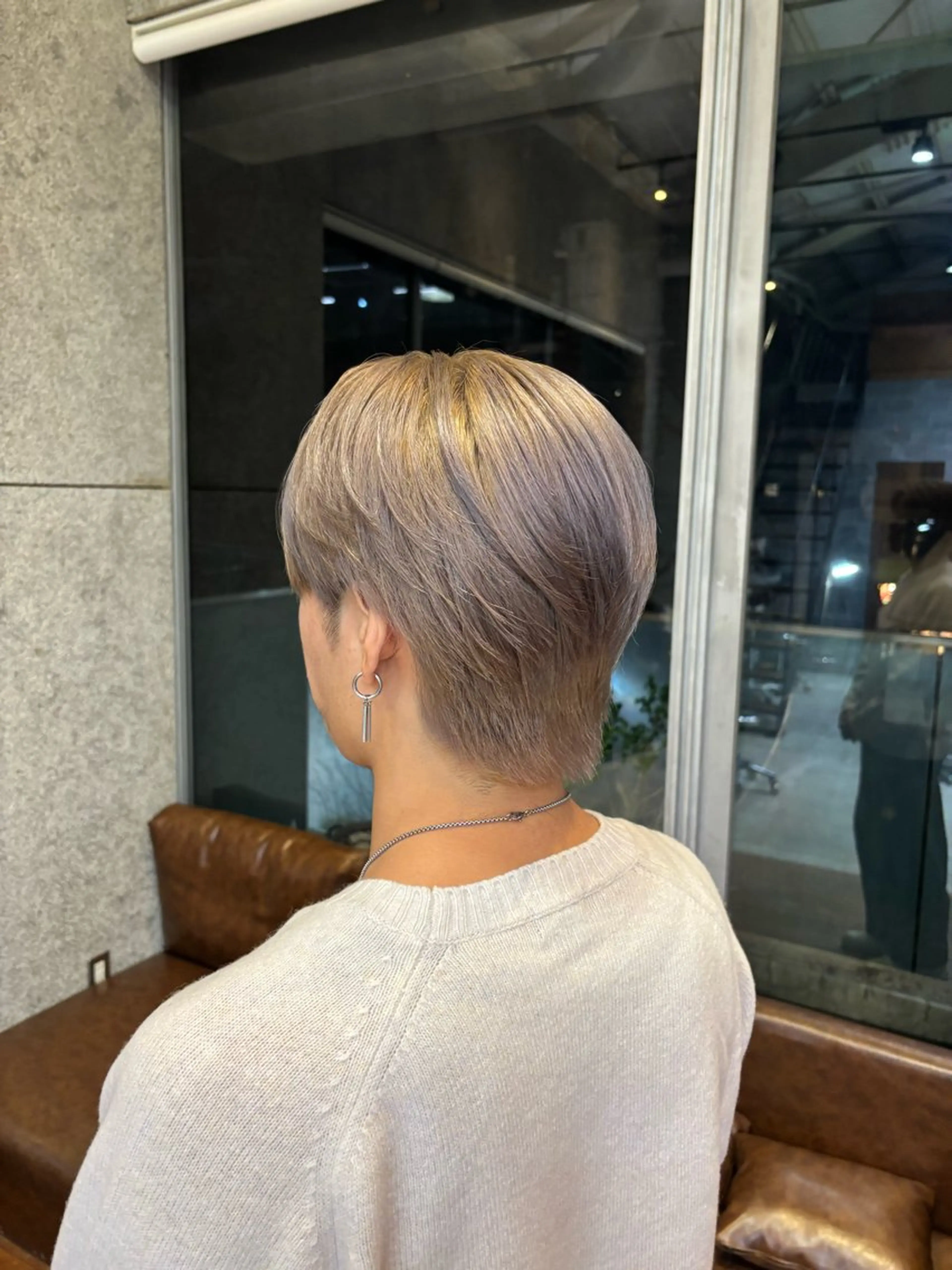 ショート カラー メンズ ヘアカラー 🎪🩰艶/モテ カラー❣️reinaのヘアスタイル