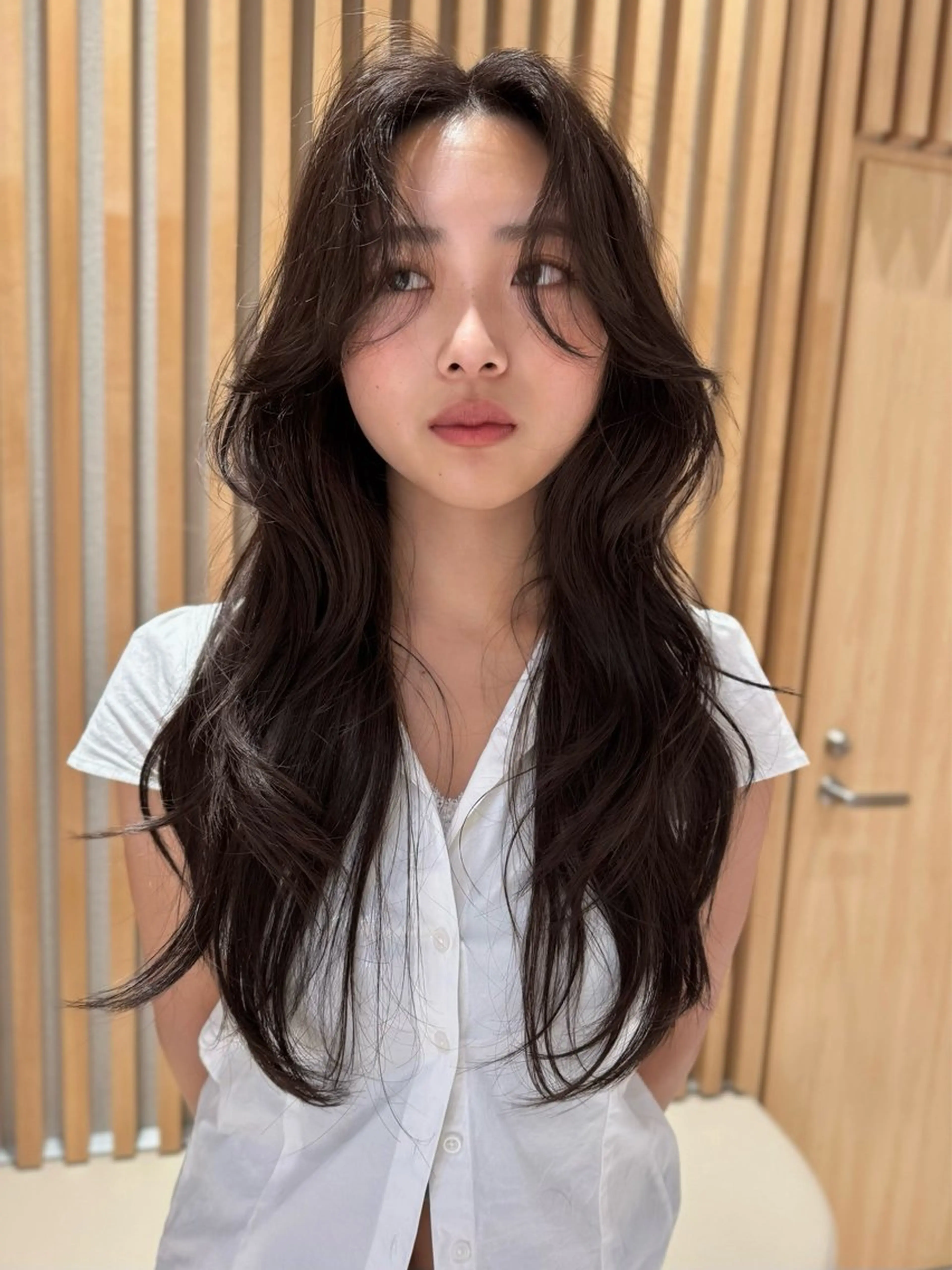 ロング カット ヘアカラー トリートメント 🩵縮毛矯正・ボブ 岩原朋也🩵のヘアスタイル