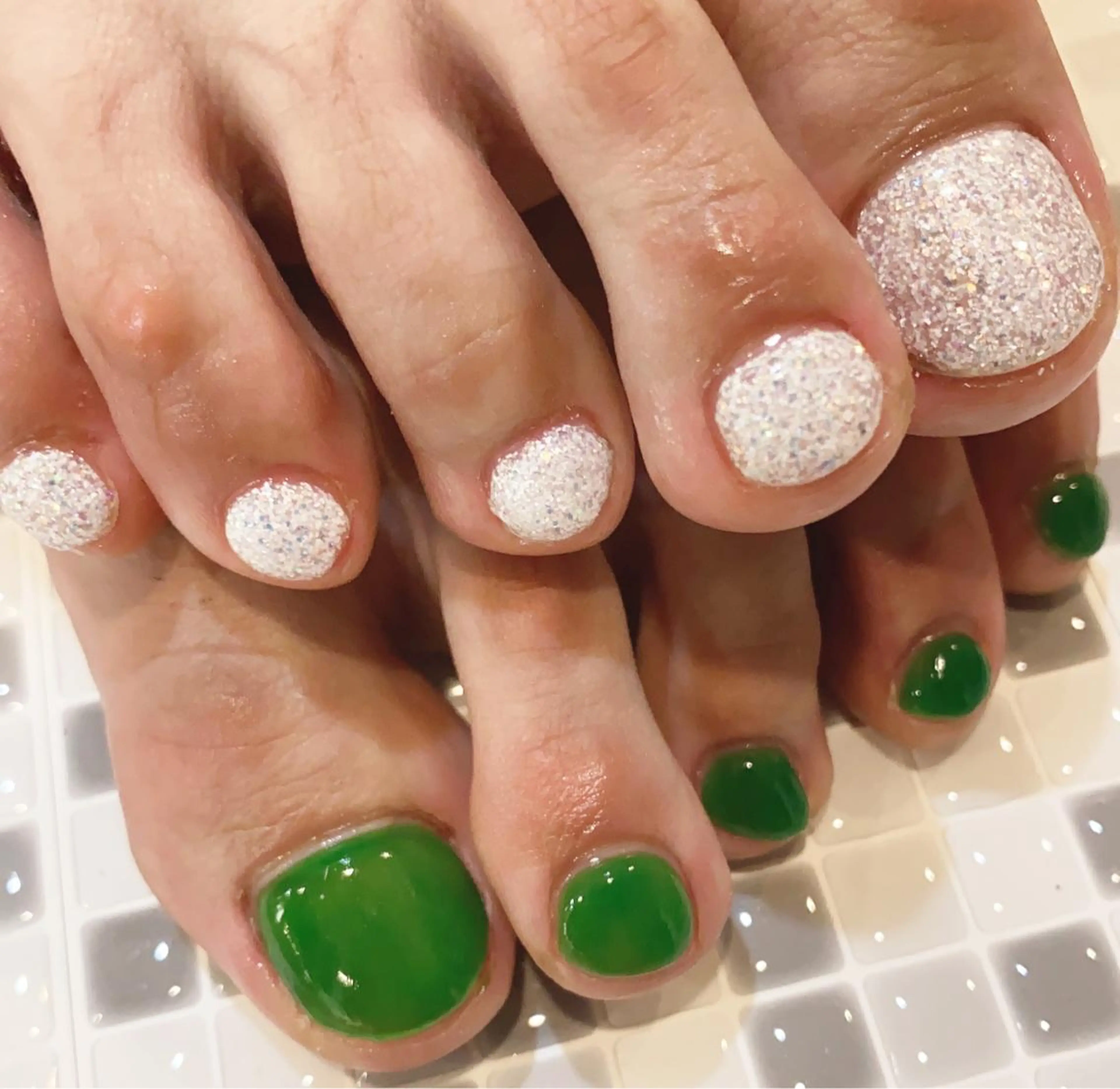 ネイル フットネイル ワンカラーネイル ♡Nailist yui♡のネイルデザイン