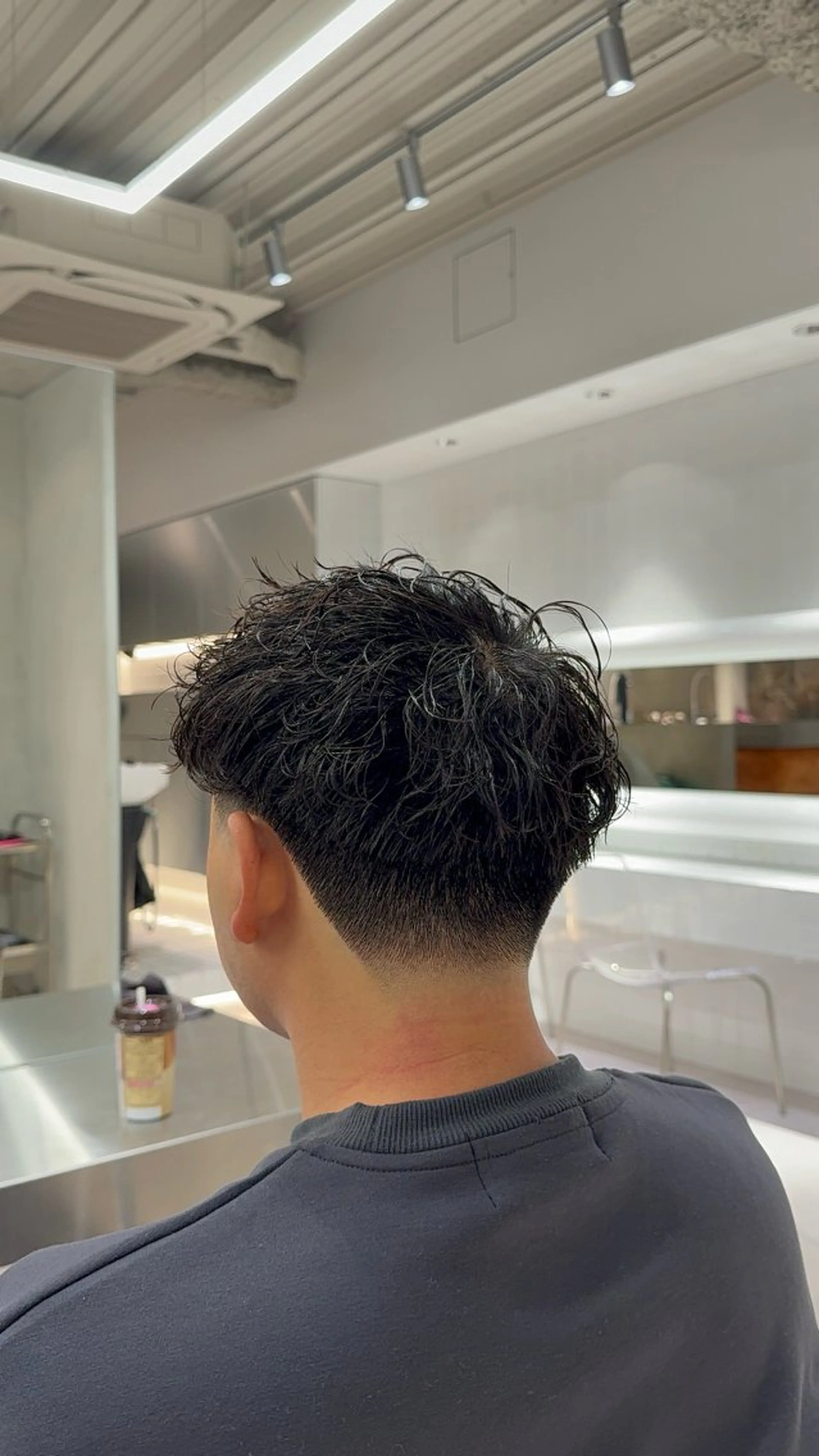 パーマ メンズ フェードカット メンズパーマ シャドーパーマ メンズショート MEN’S SALON HAVANA所属・渋谷/メンズ/パーマ /フェード/千尋のヘアスタイル