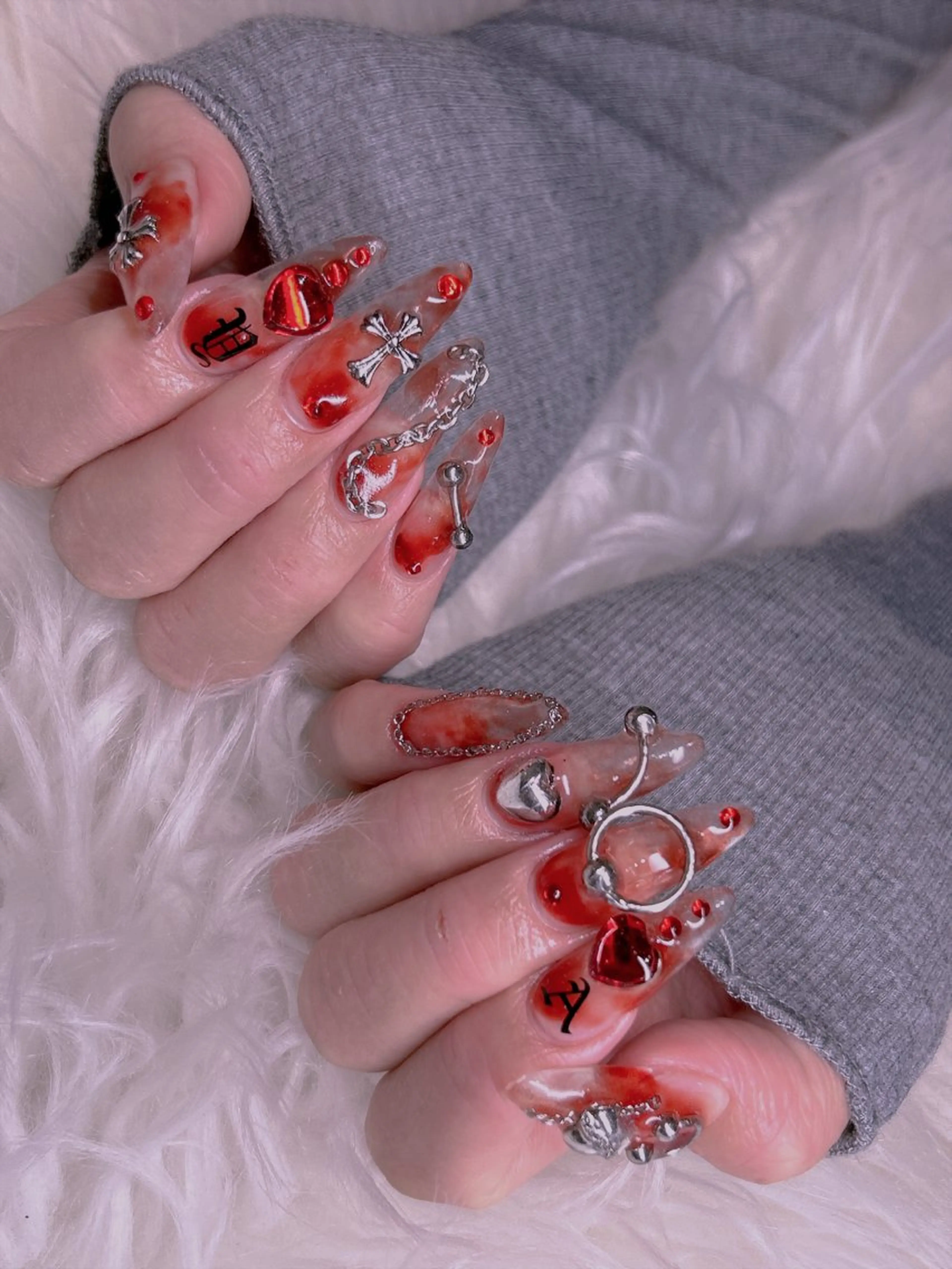 ネイル ハンドネイル 長さだし専門店 M2　rikaのネイルデザイン