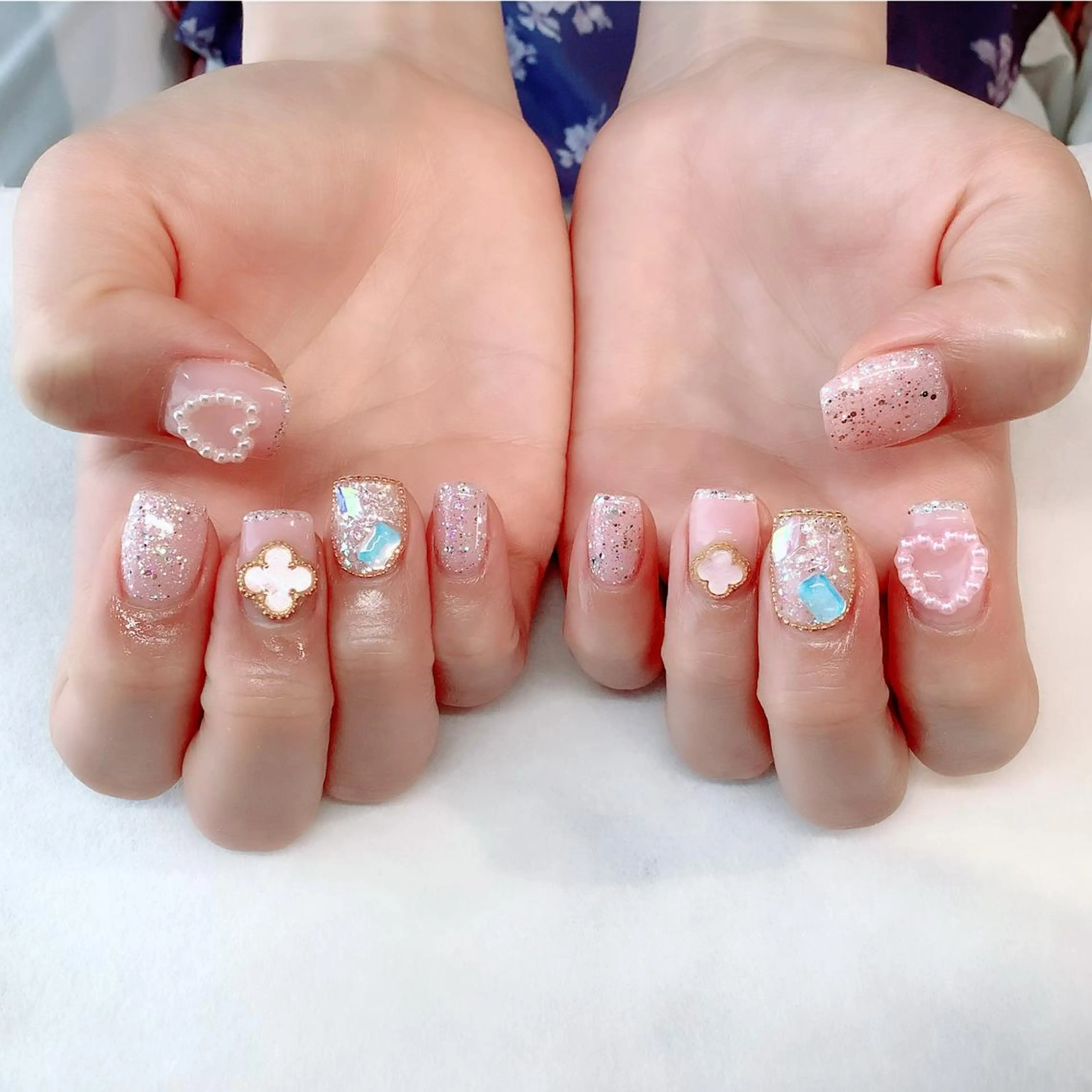 ネイル ハンドネイル 💎🐰 saki. m 🐰💎のネイルデザイン