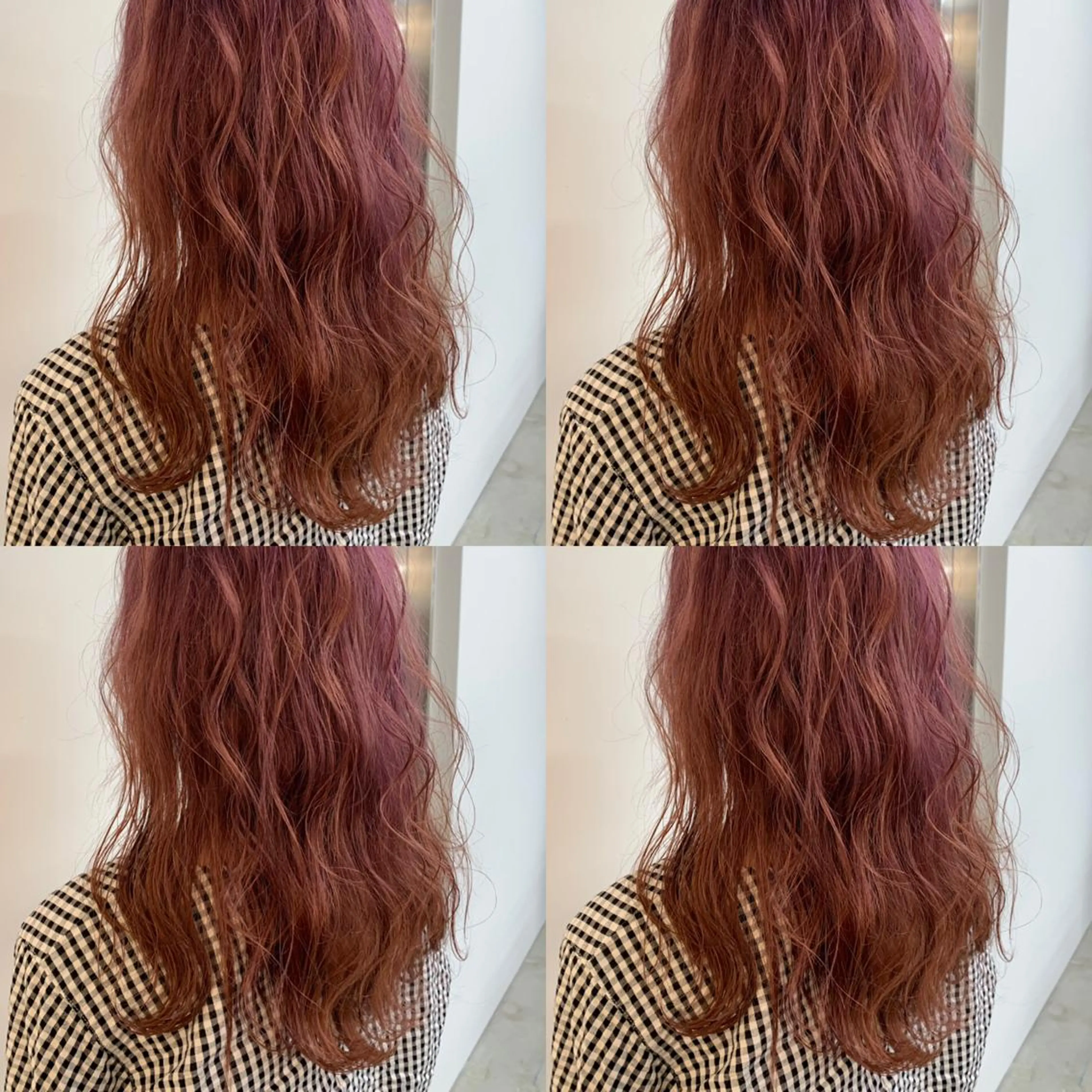 ロング カット ヘアカラー トリートメント 透明感/オリーブ/ グレージュ/YUKAのヘアスタイル