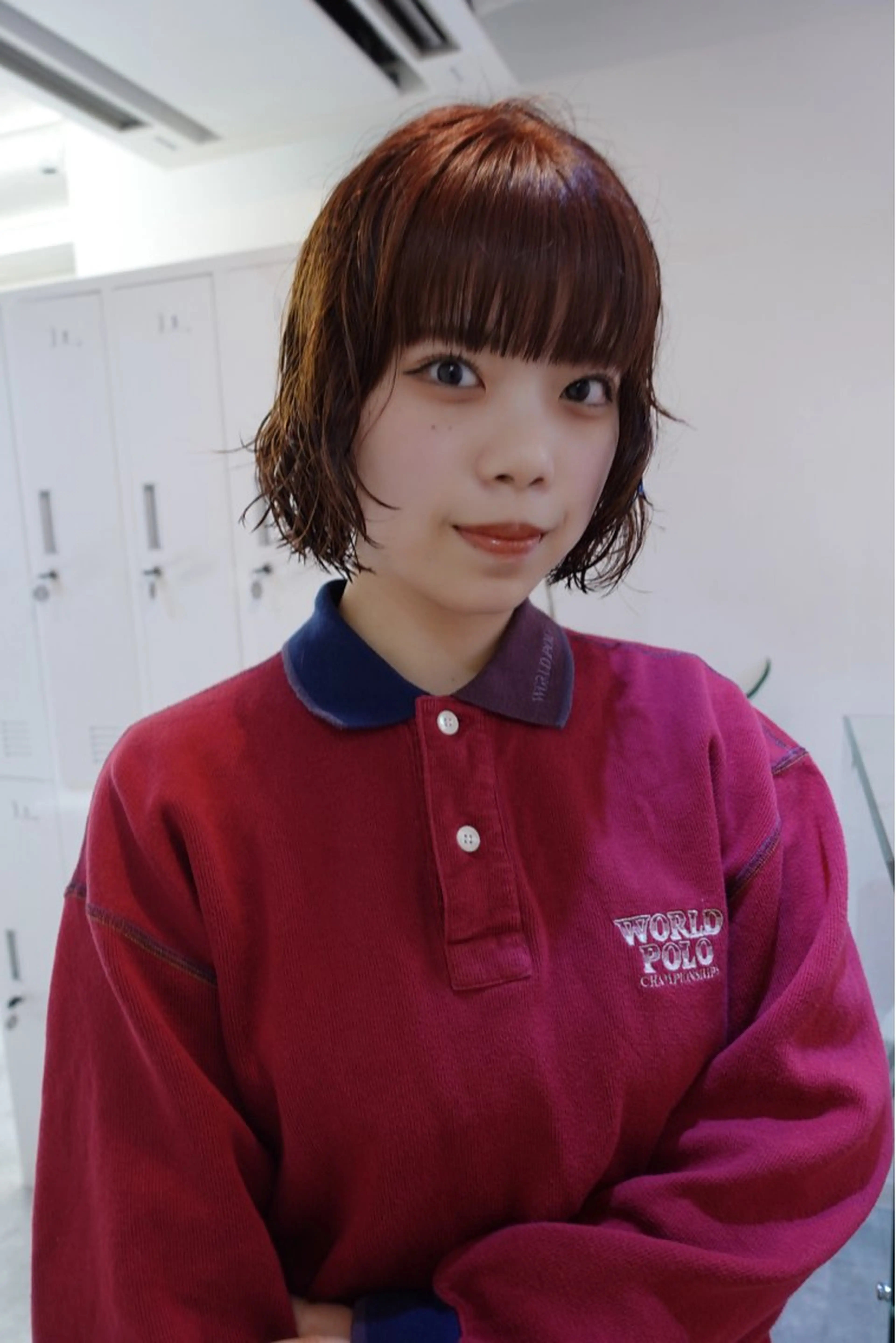 ショート カラー パーマ カット ヘアカラー トリートメント sakura🌸 レイヤー/韓国ヘアのヘアスタイル