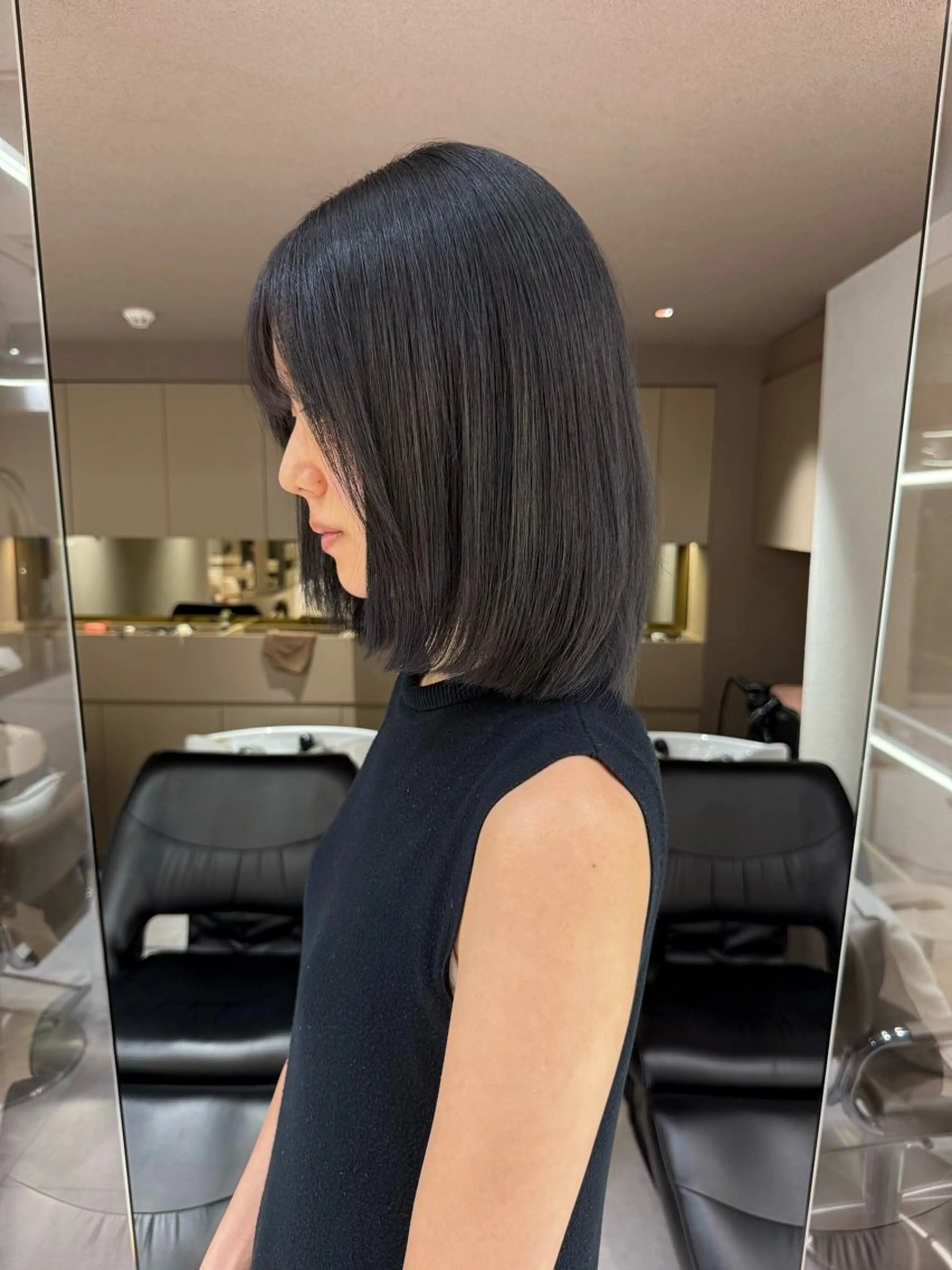 セミロング カラー 🌟透明感カラー🌟 恵比寿/sayuのヘアスタイル