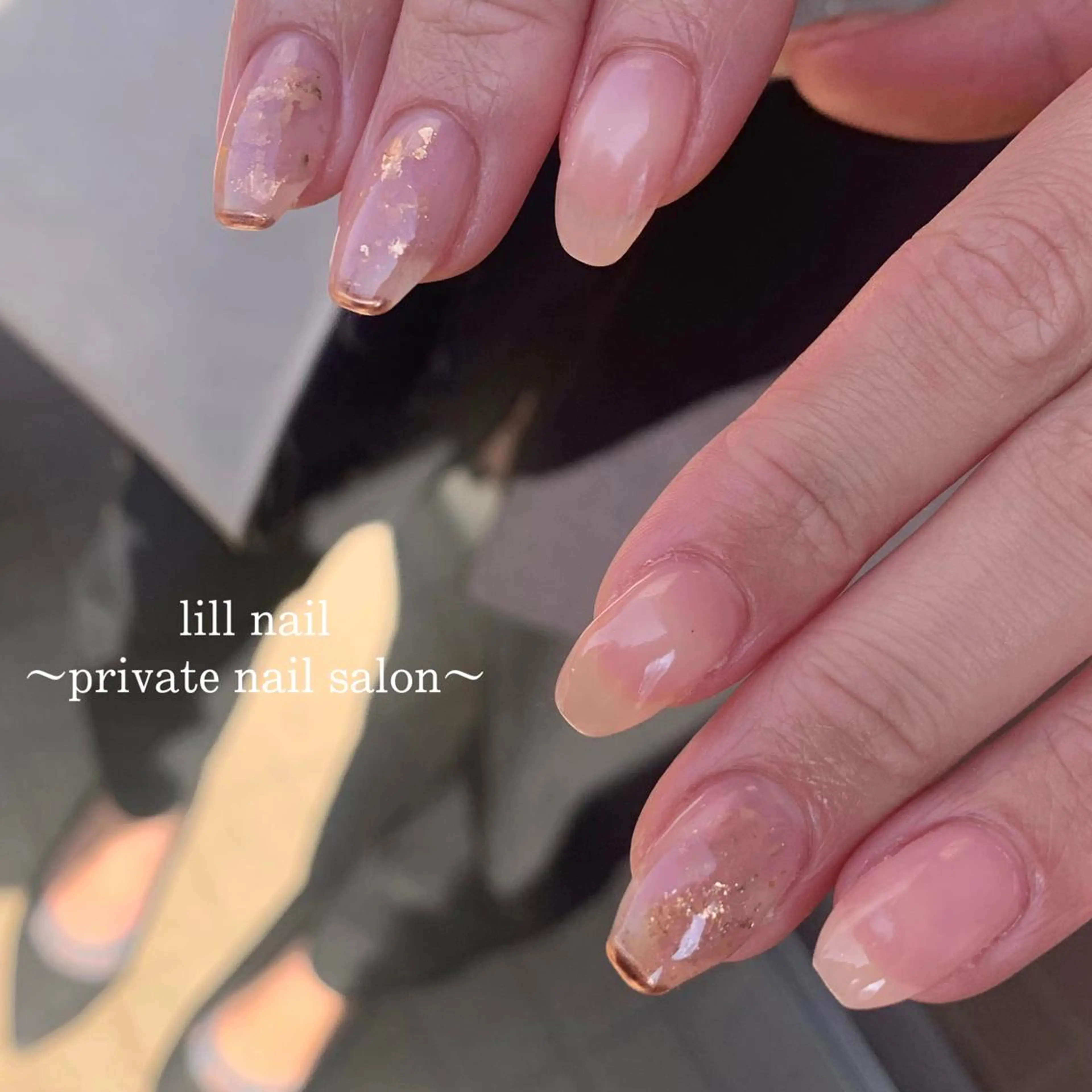 ミディアム pllia beautyのネイルデザイン