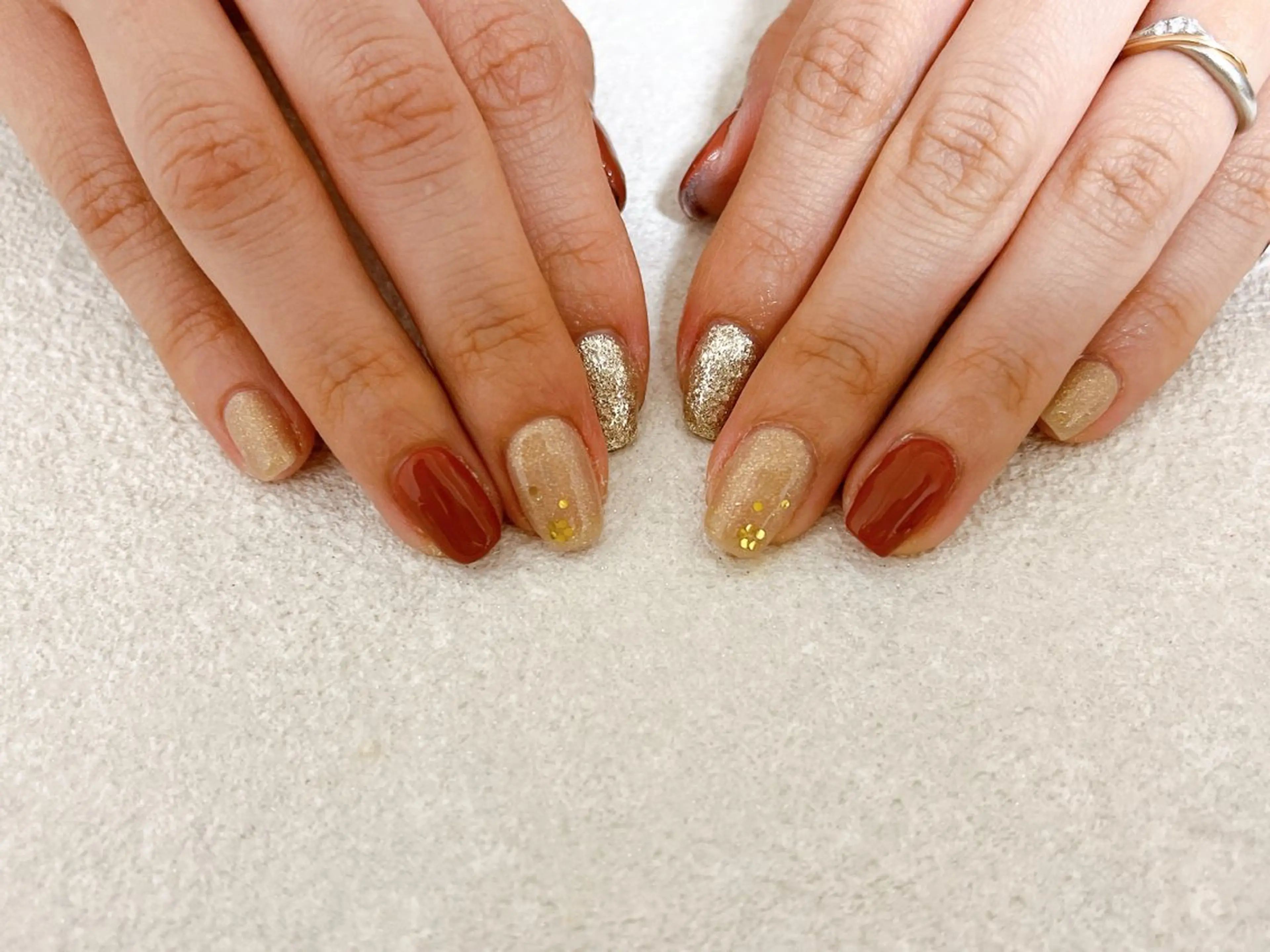 ネイル オーロラネイル フットネイル フレンチネイル ジェルネイル 韓国ネイル ハンドネイル Mogu nail 二子玉川のネイルデザイン