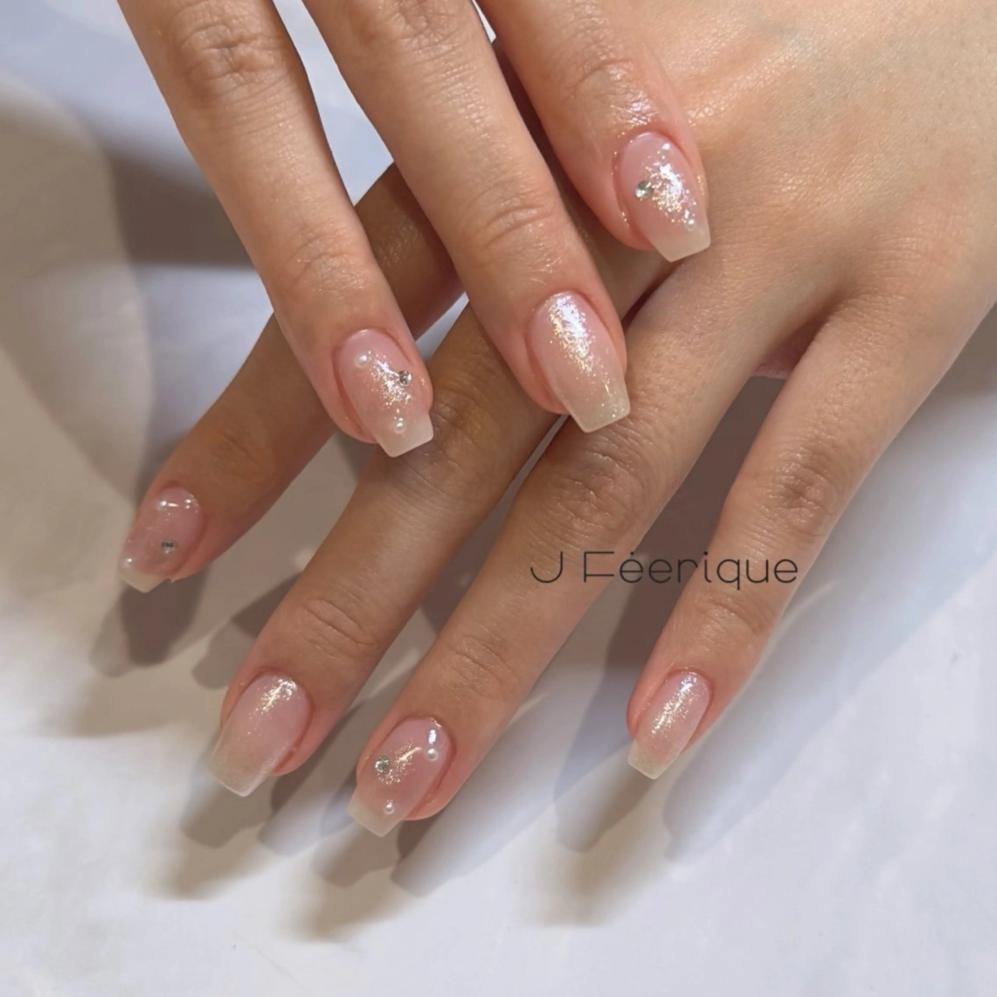 ネイル シンプルネイル J Feerique ネイル/南森町のネイルデザイン