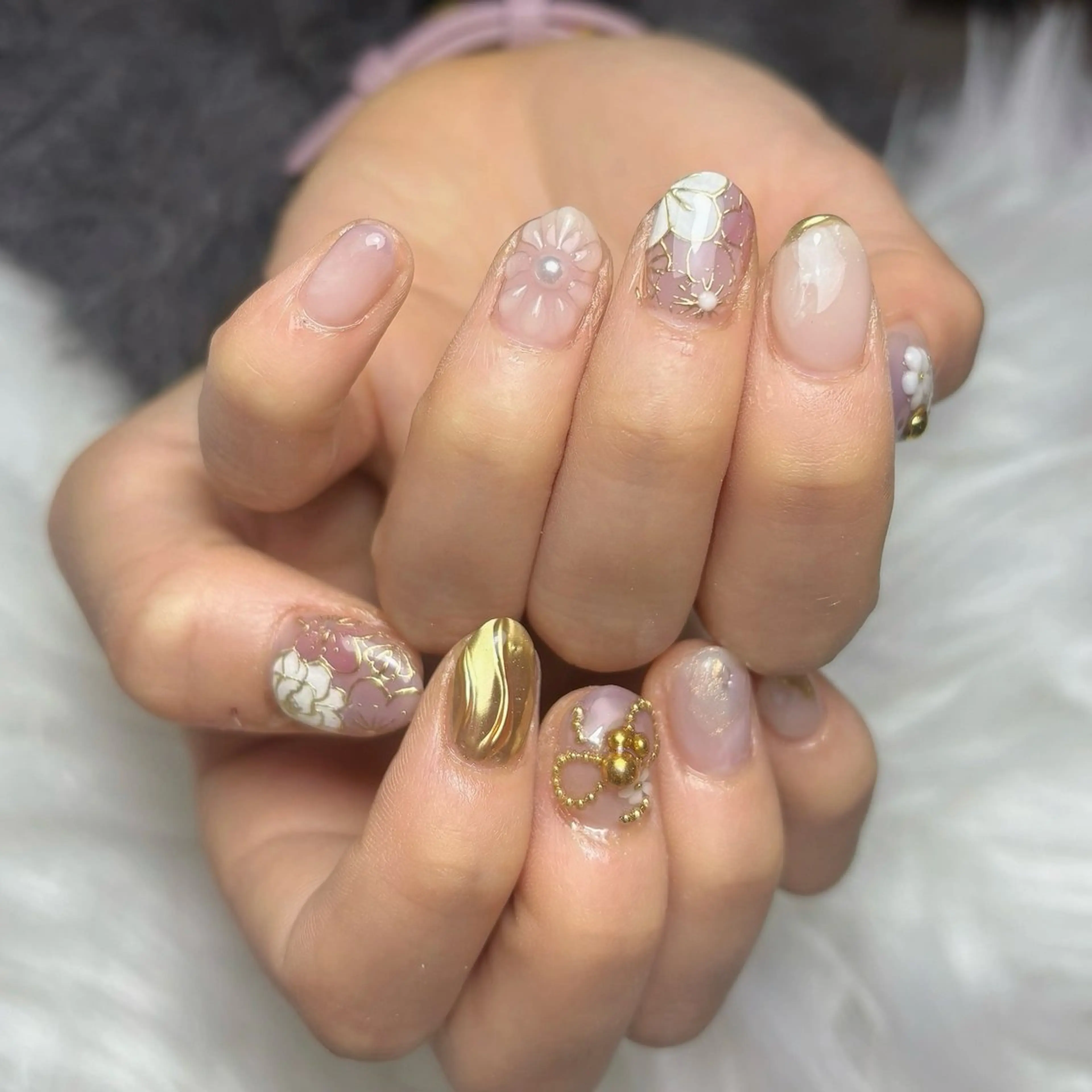 ネイル ハンドネイル ソルネイルアンドアイラッシュ所属・山田 茉世のネイルデザイン