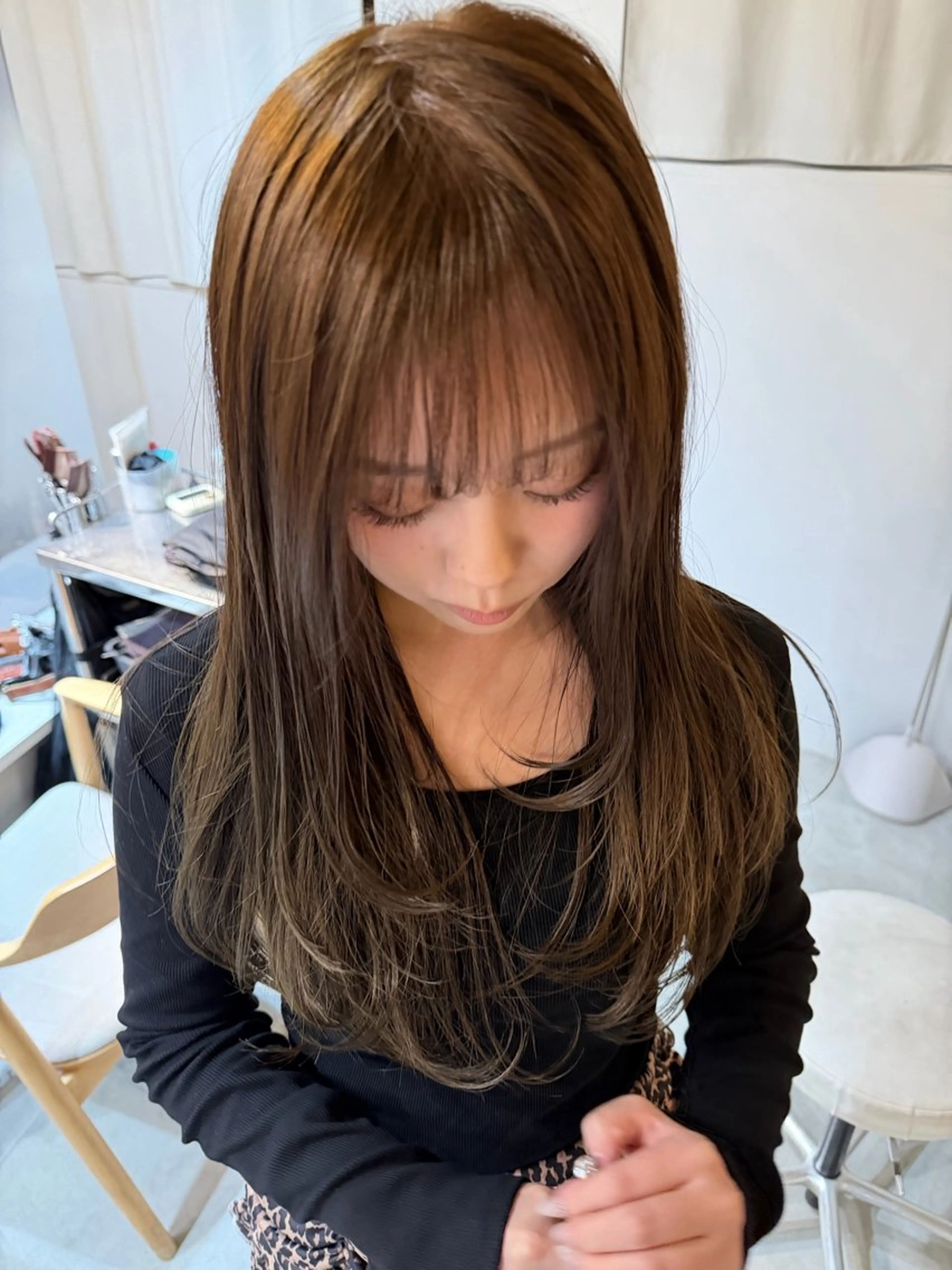 カラー 中野 こころのヘアスタイル