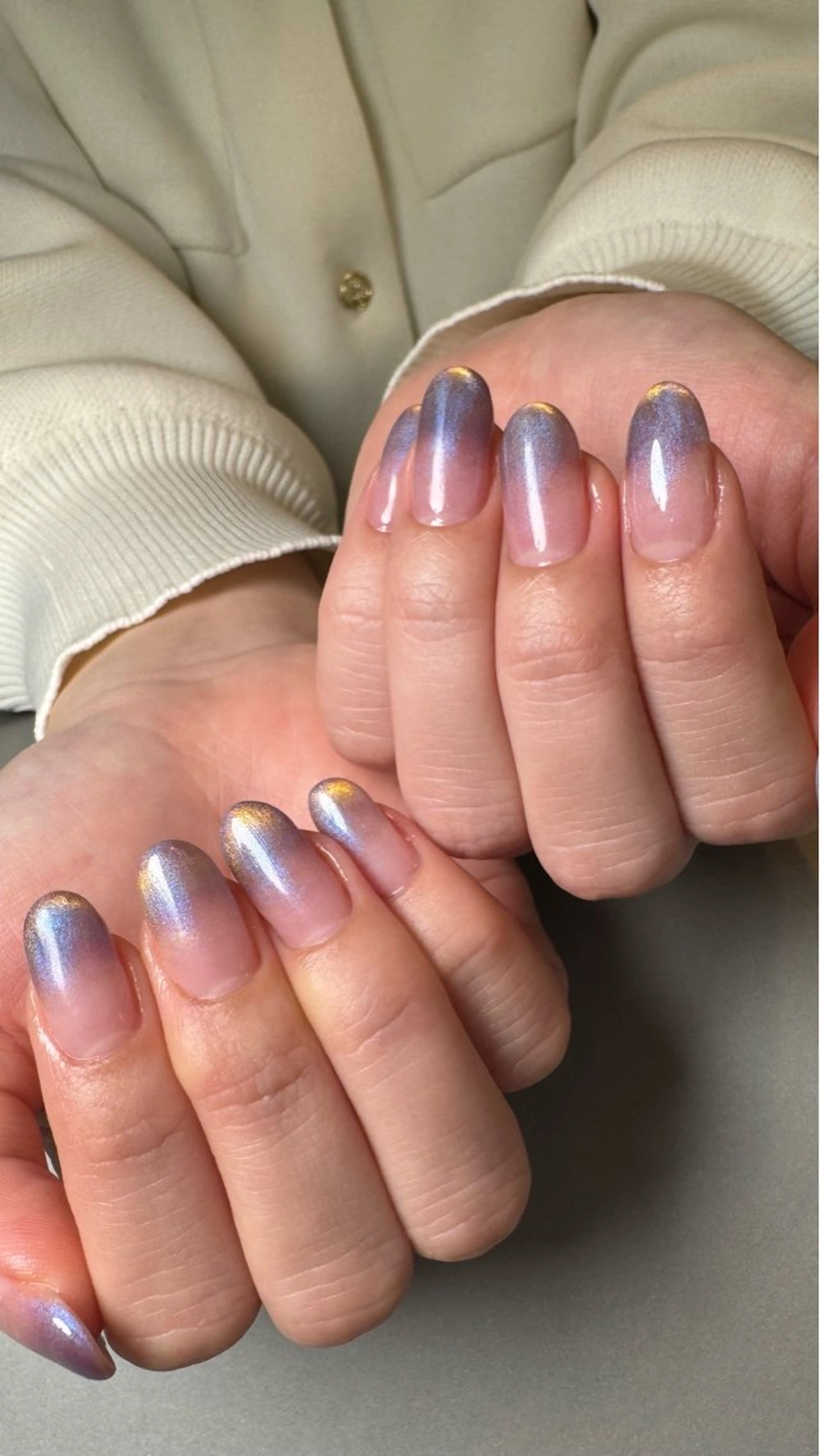 【他店オフ込み】マグネットグラデーション💅の写真