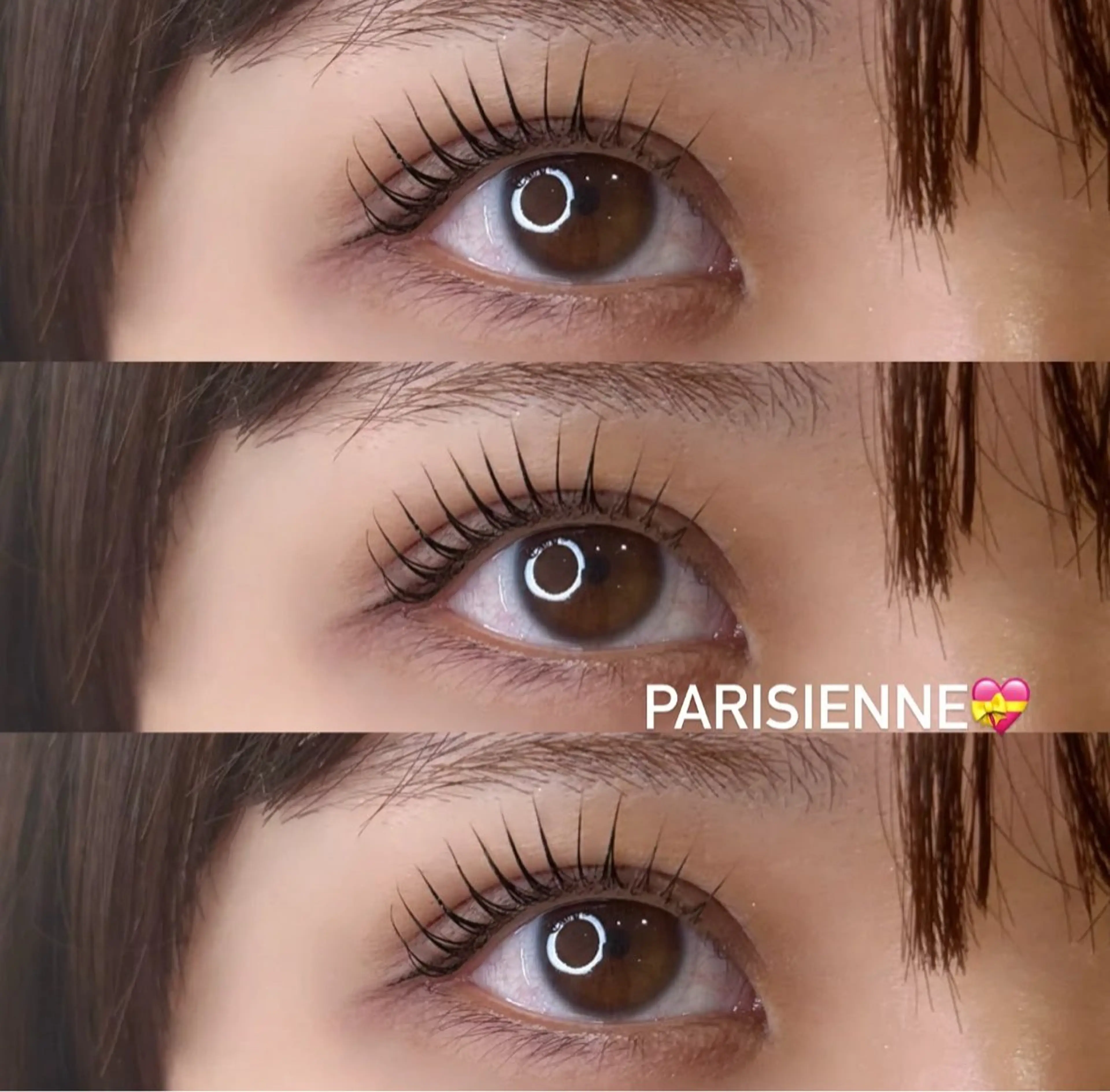 マツエク・マツパ パリジェンヌラッシュリフト mila 横浜 ♥️Rin♥️のマツエク・マツパデザイン