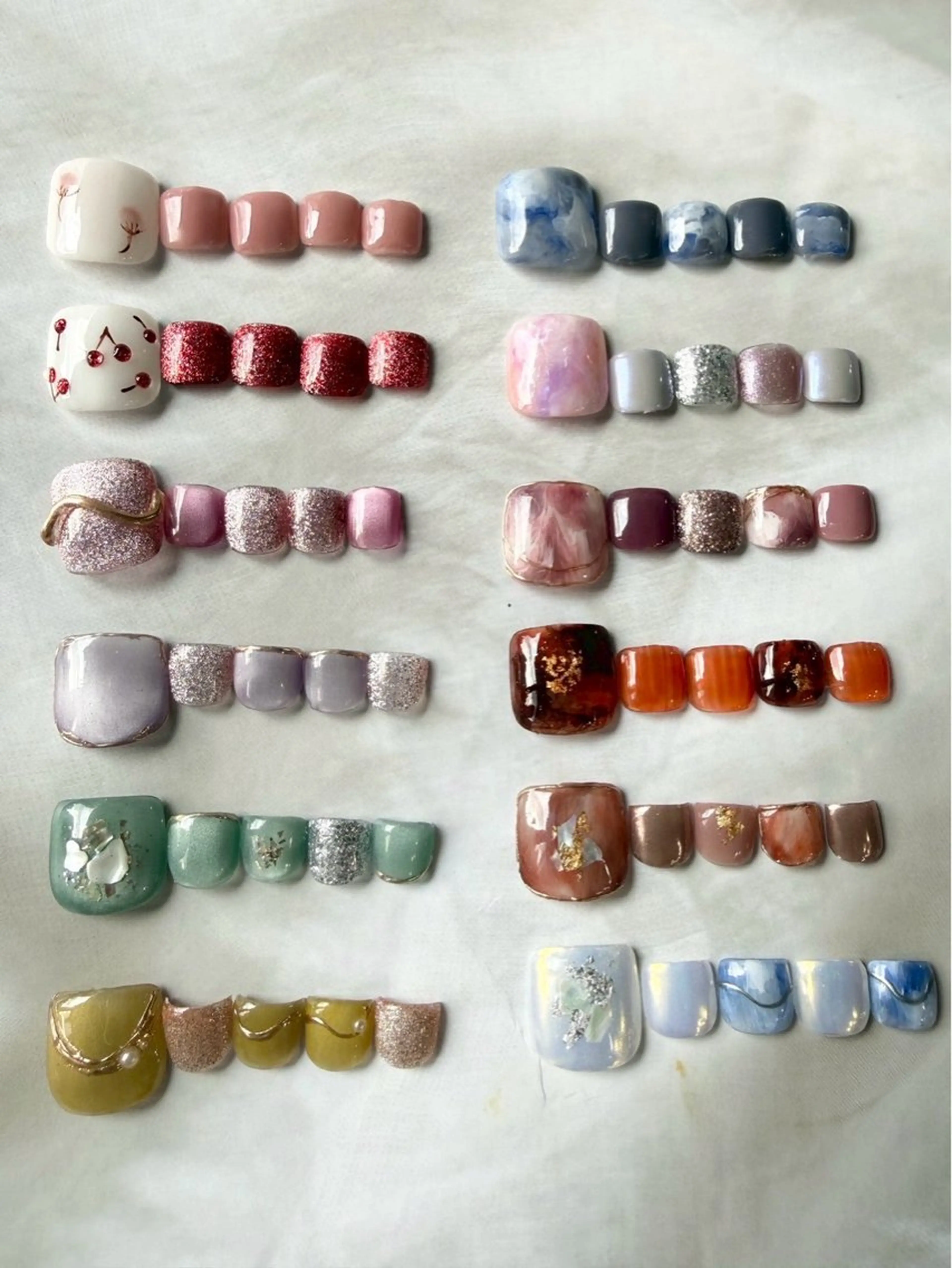 ネイル フットネイル Private nail salon n+【エヌプラス】所属・大島 心花のネイルデザイン