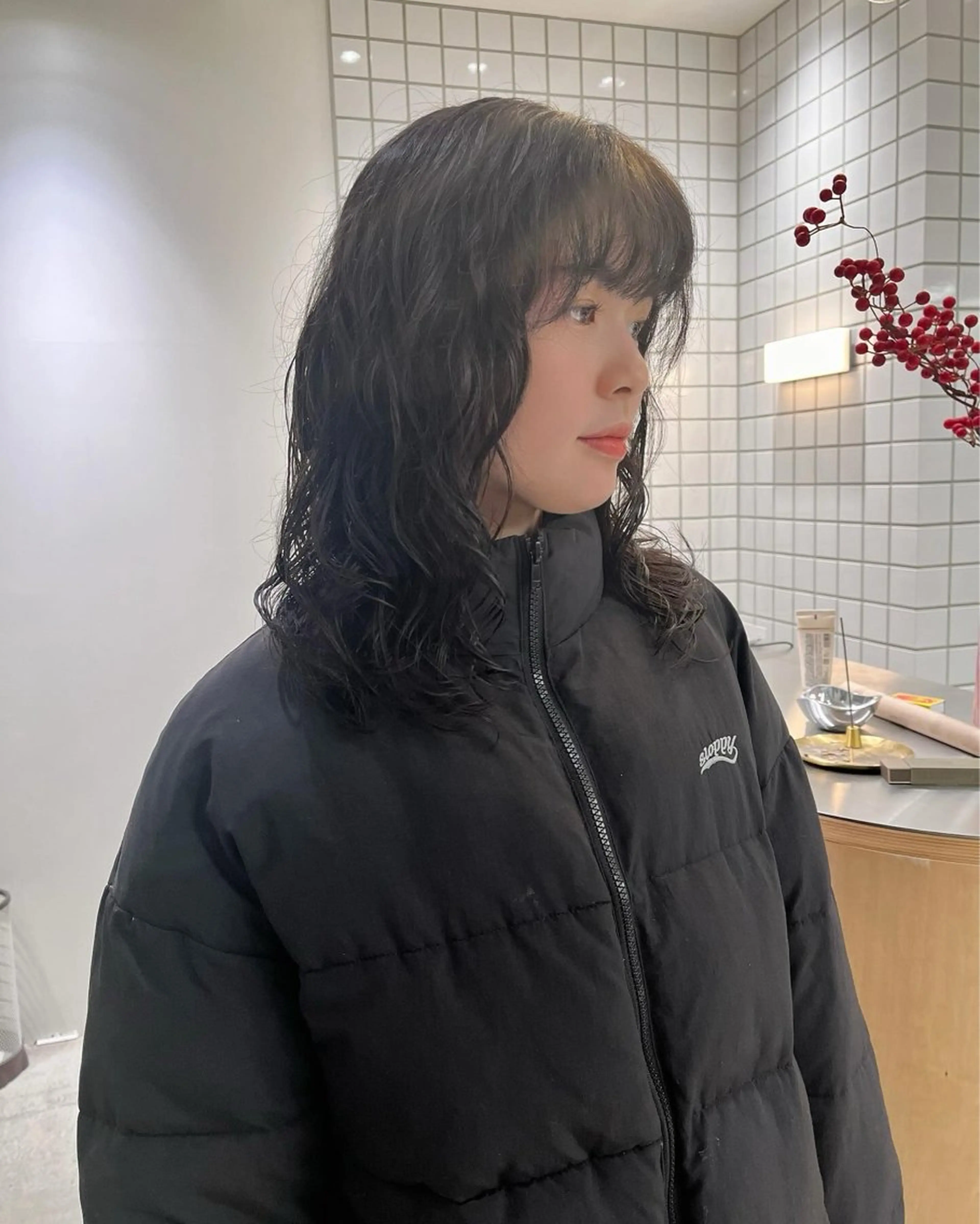 ミディアム パーマ ミディアムパーマ 原宿パーマ kazuのヘアスタイル