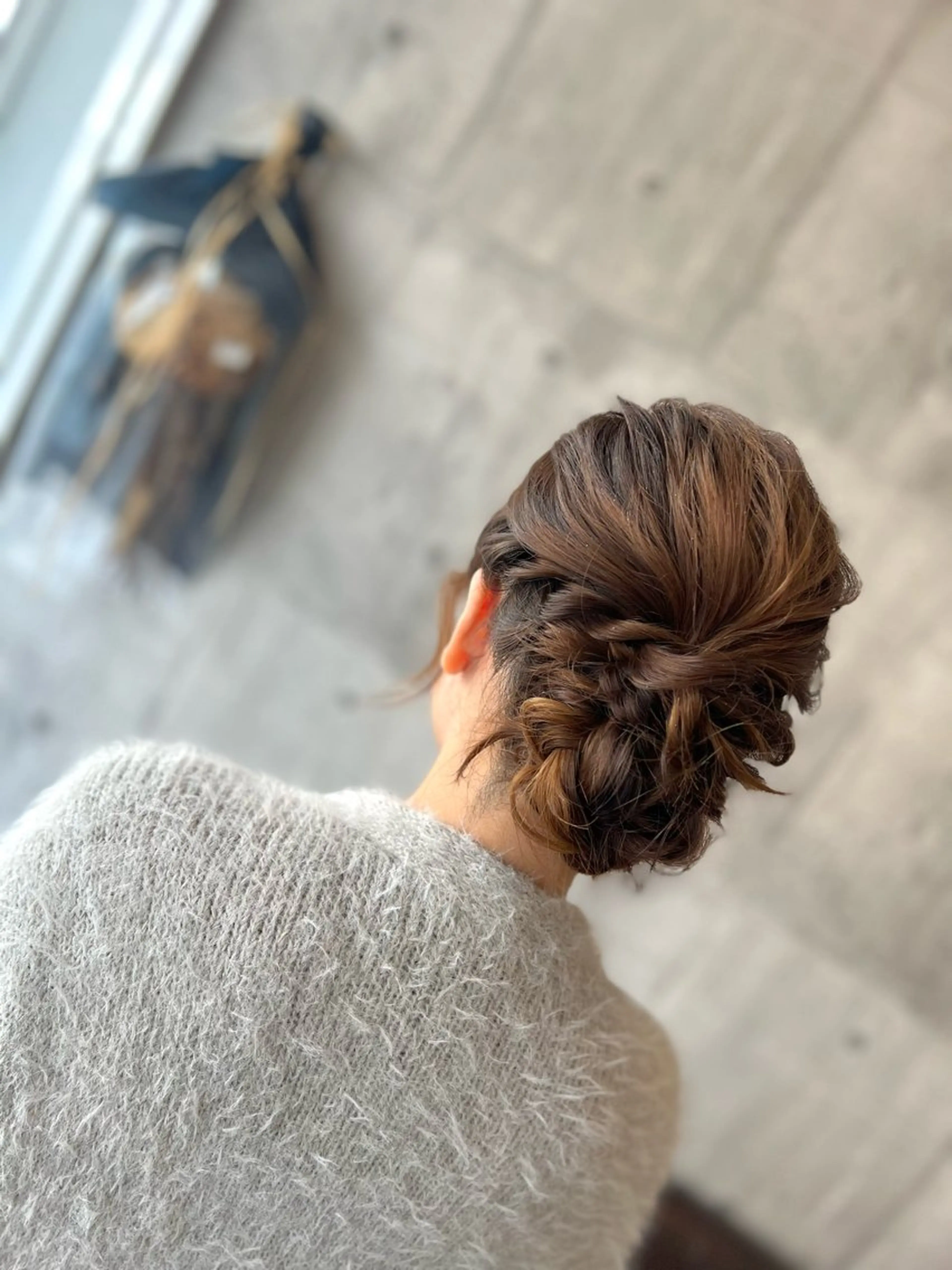 ミディアム ヘアアレンジ ヘアセット Style Tのヘアスタイル