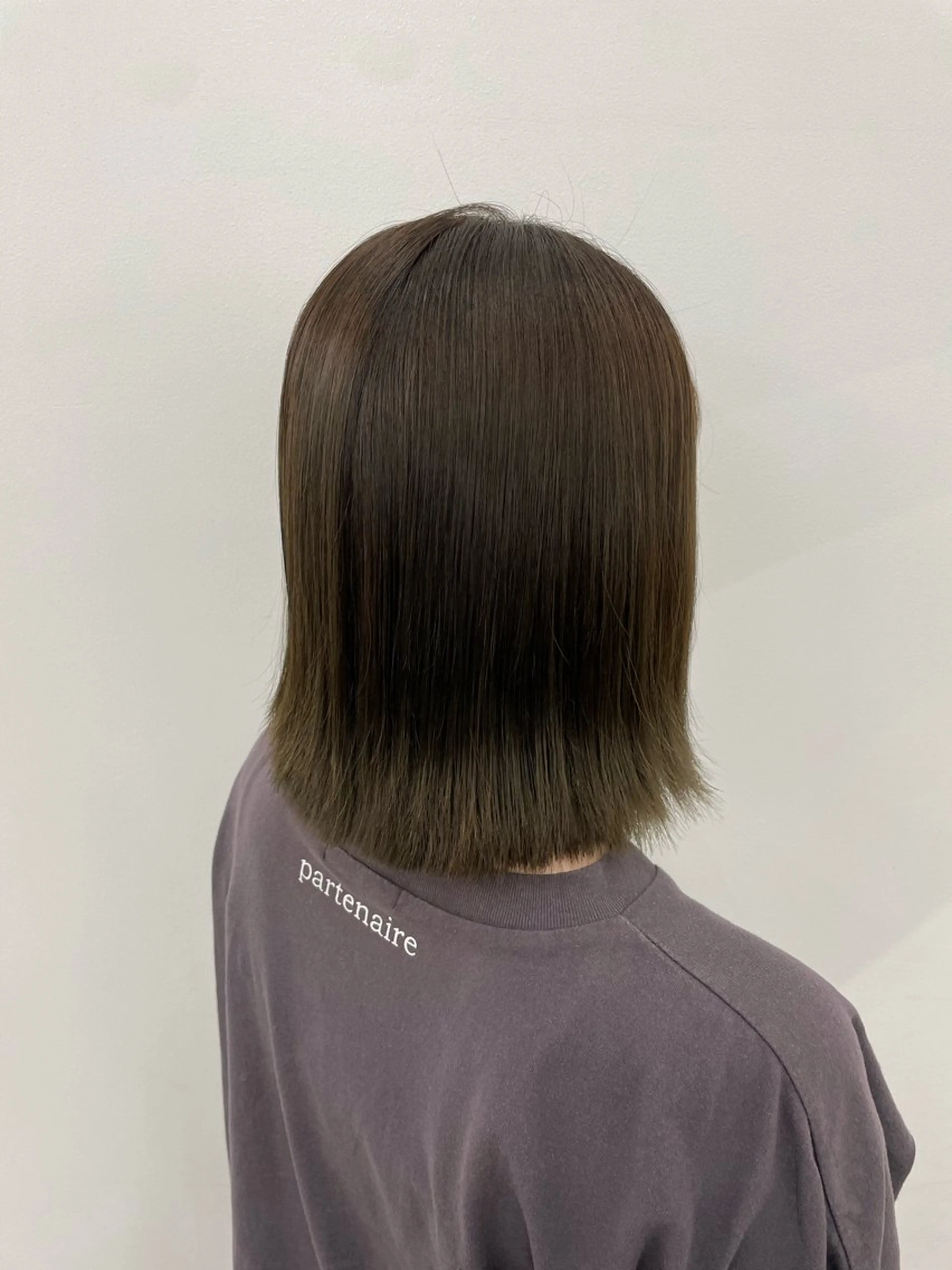 ミディアム ヘアカラー 美髪縮毛/インナー カラー ERINA✨のヘアスタイル