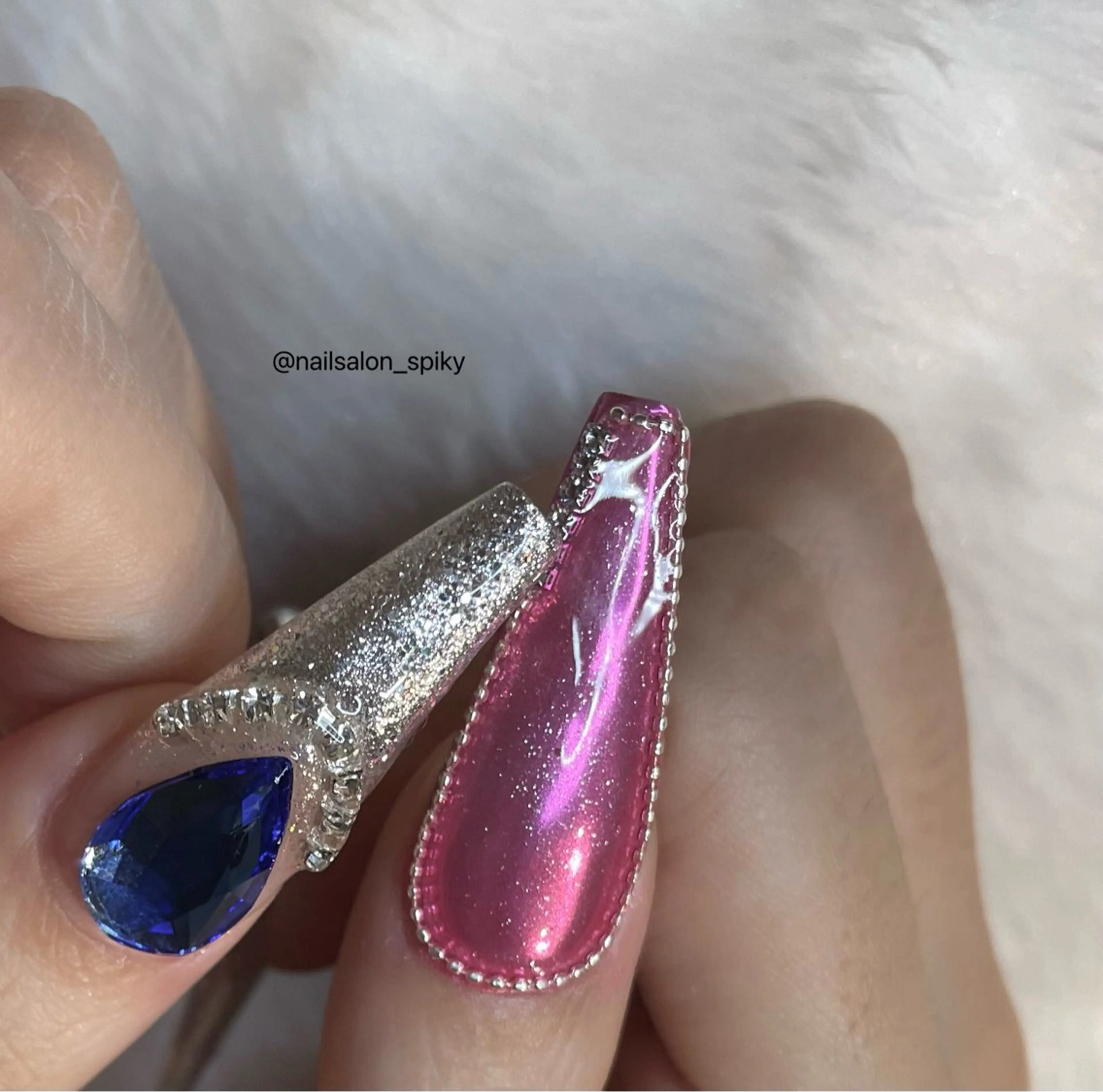 ネイル Spiky とうげ ふうかのネイルデザイン