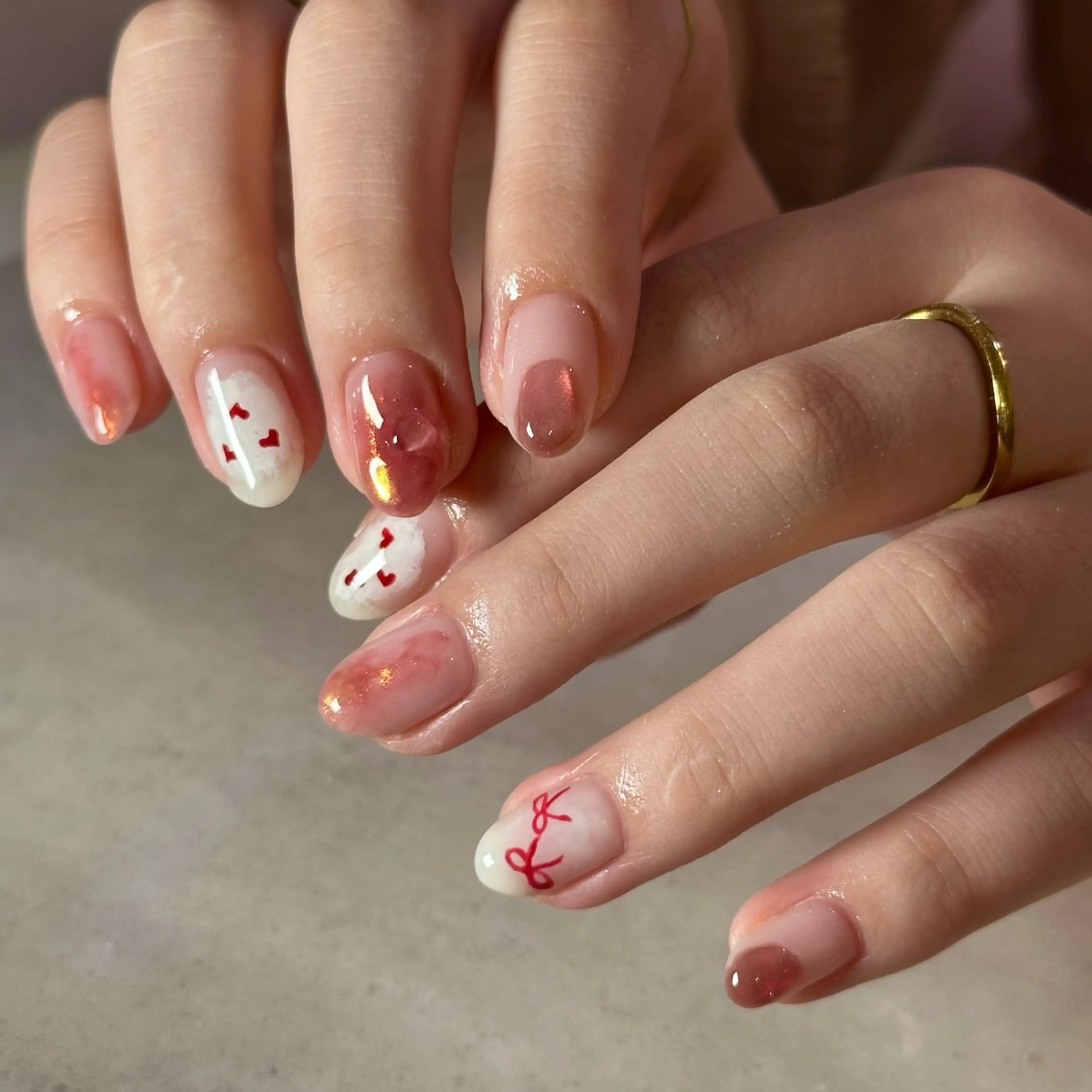 ネイル ハンドネイル elu船橋 SAKURAのネイルデザイン