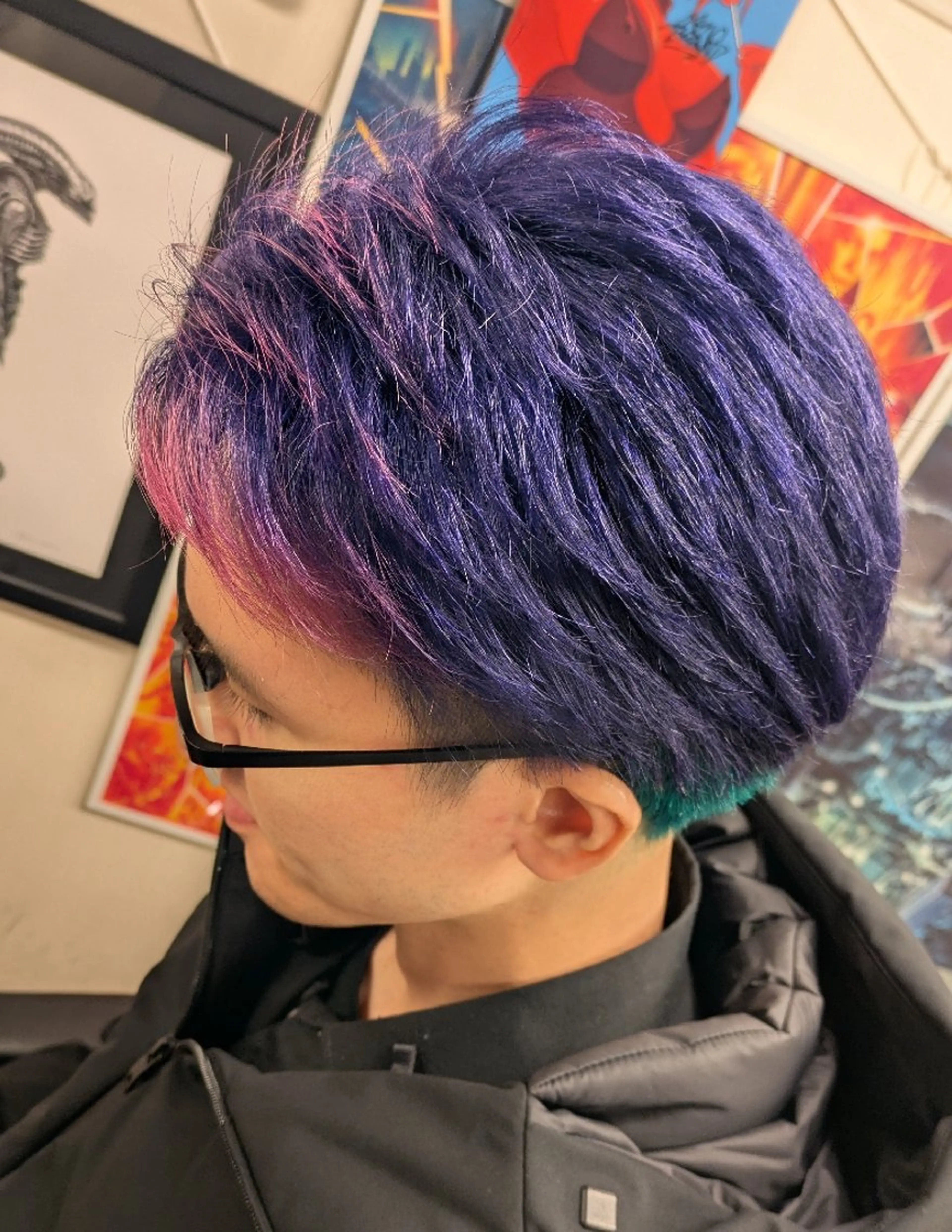 カラー ショート メンズ カット ヘアカラー トリートメント fuwat所属・秋葉原でカラーする なら🐉ちぇーたんのヘアスタイル