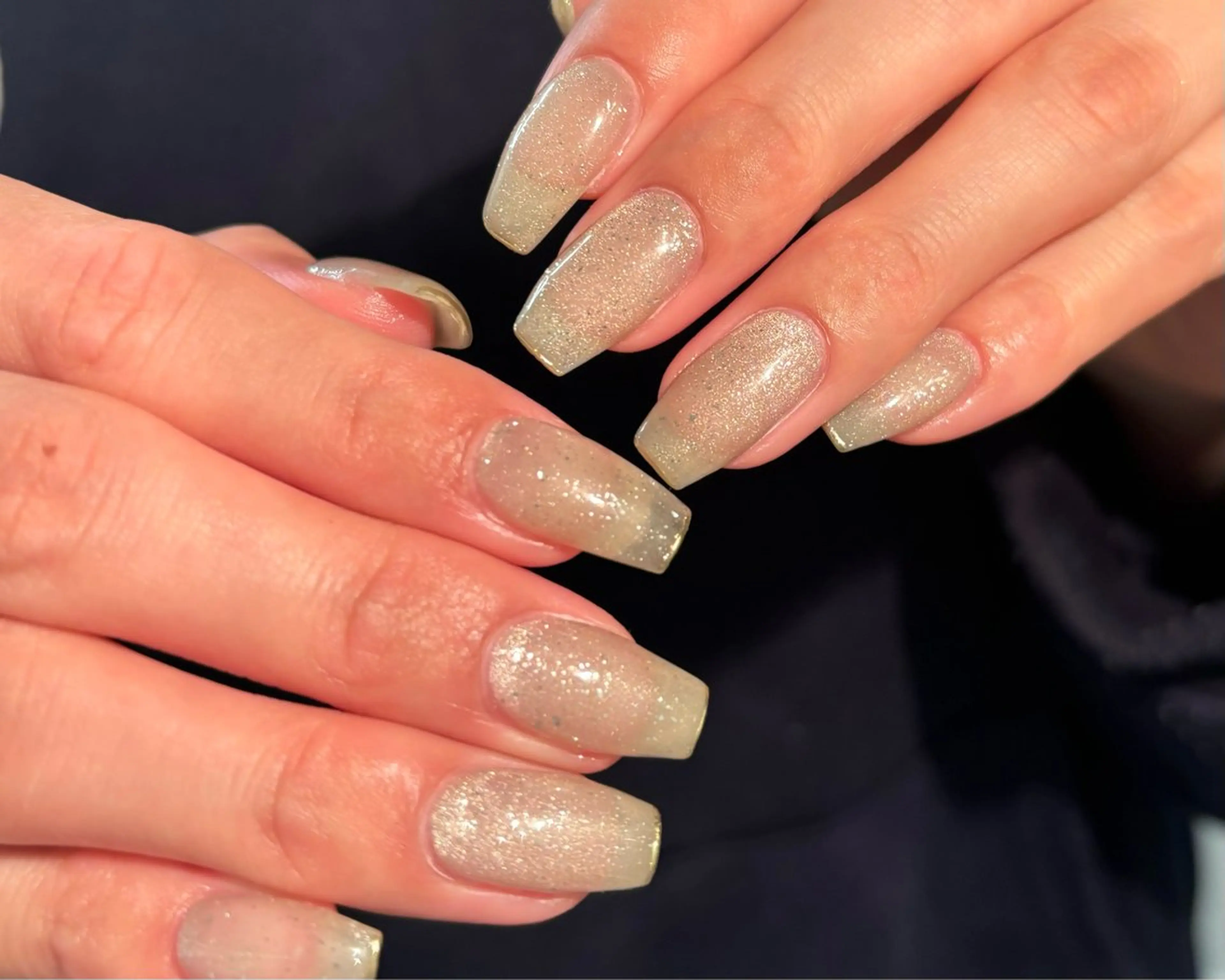 ネイル フレンチネイル ラメ(グリッター) ハンドネイル era Sahoのネイルデザイン