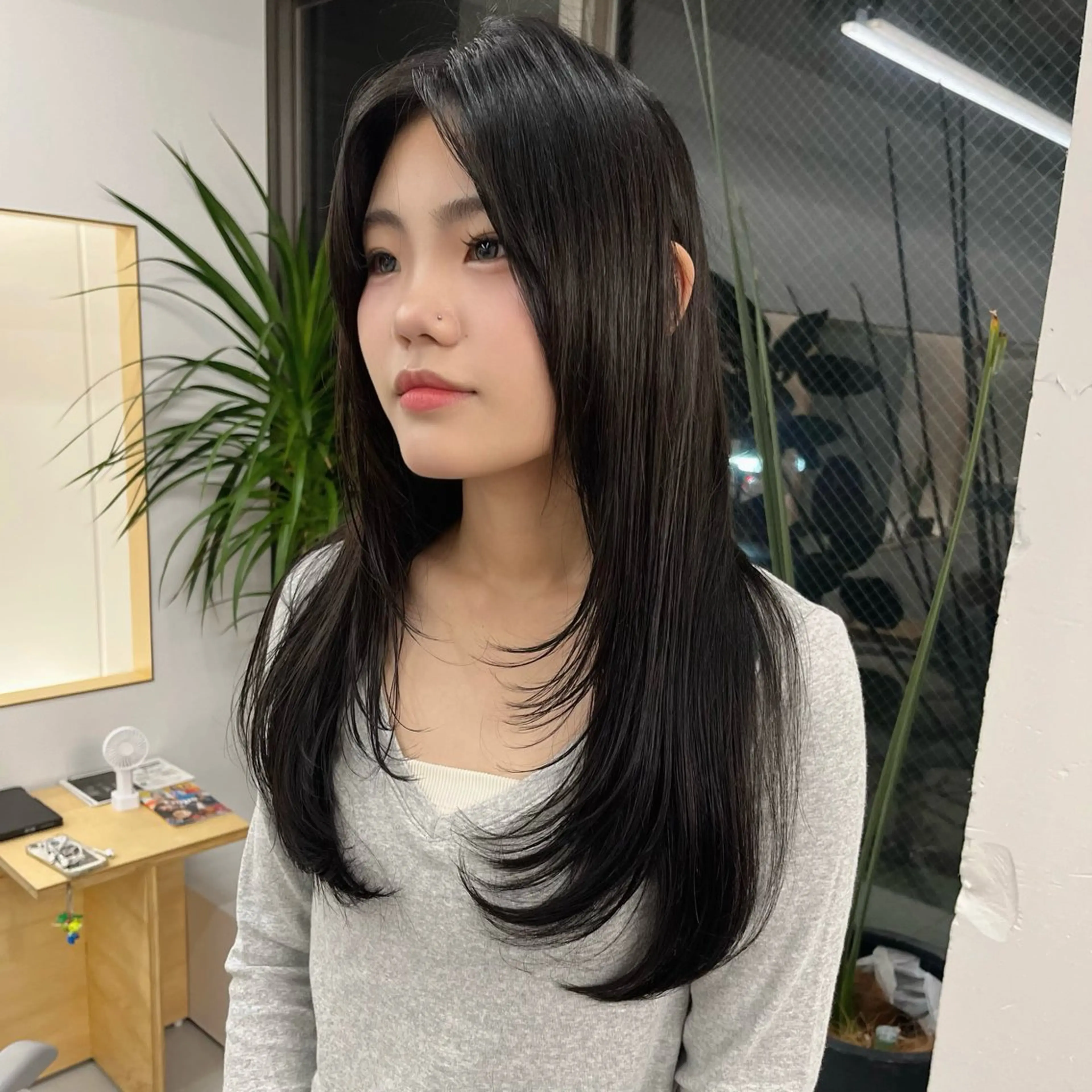 ロング レイヤー/ショート 遠藤光輝のヘアスタイル