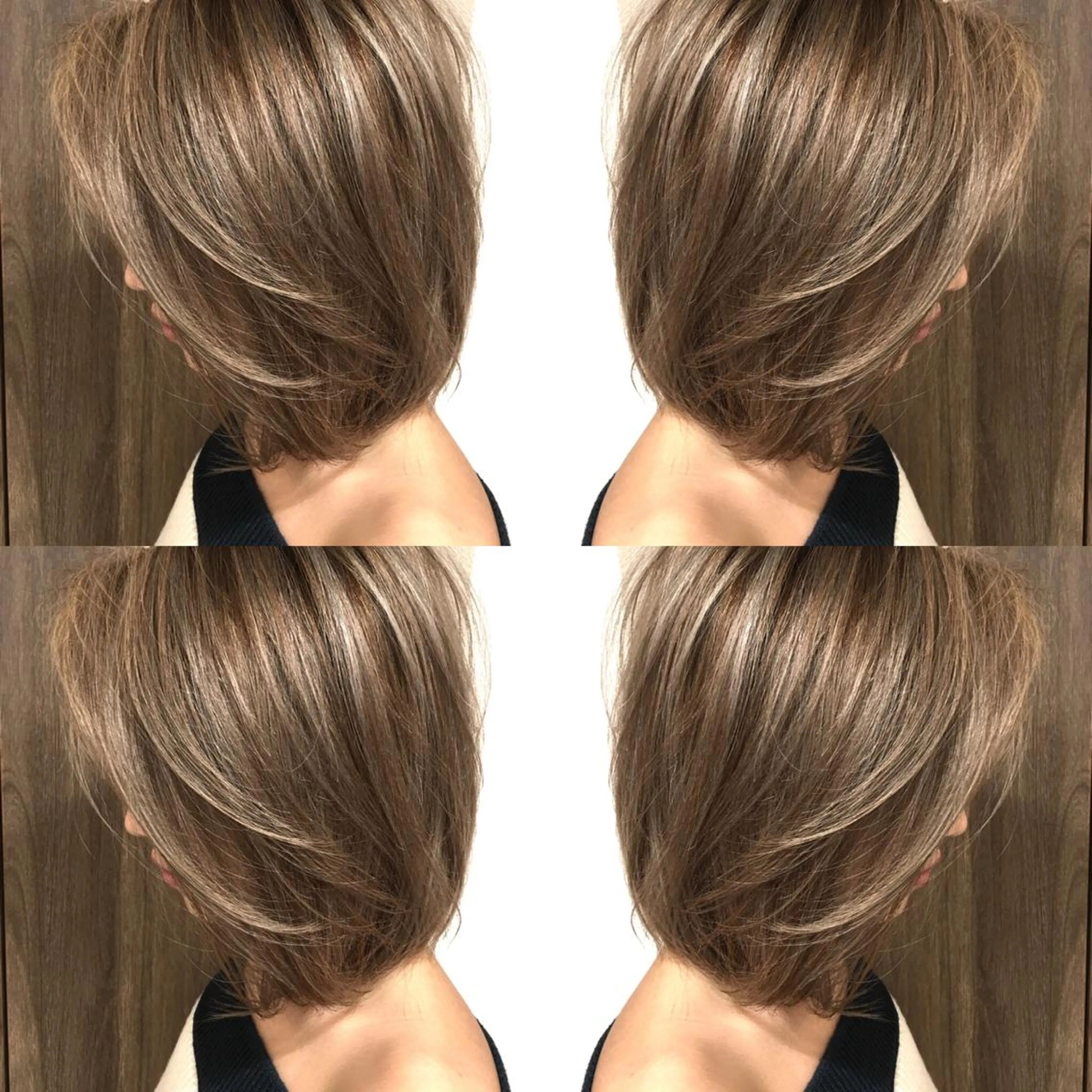 ショート カラー ベージュカラー ハイライトカラー 3Dハイライト ハイライト 井上 一平のヘアスタイル