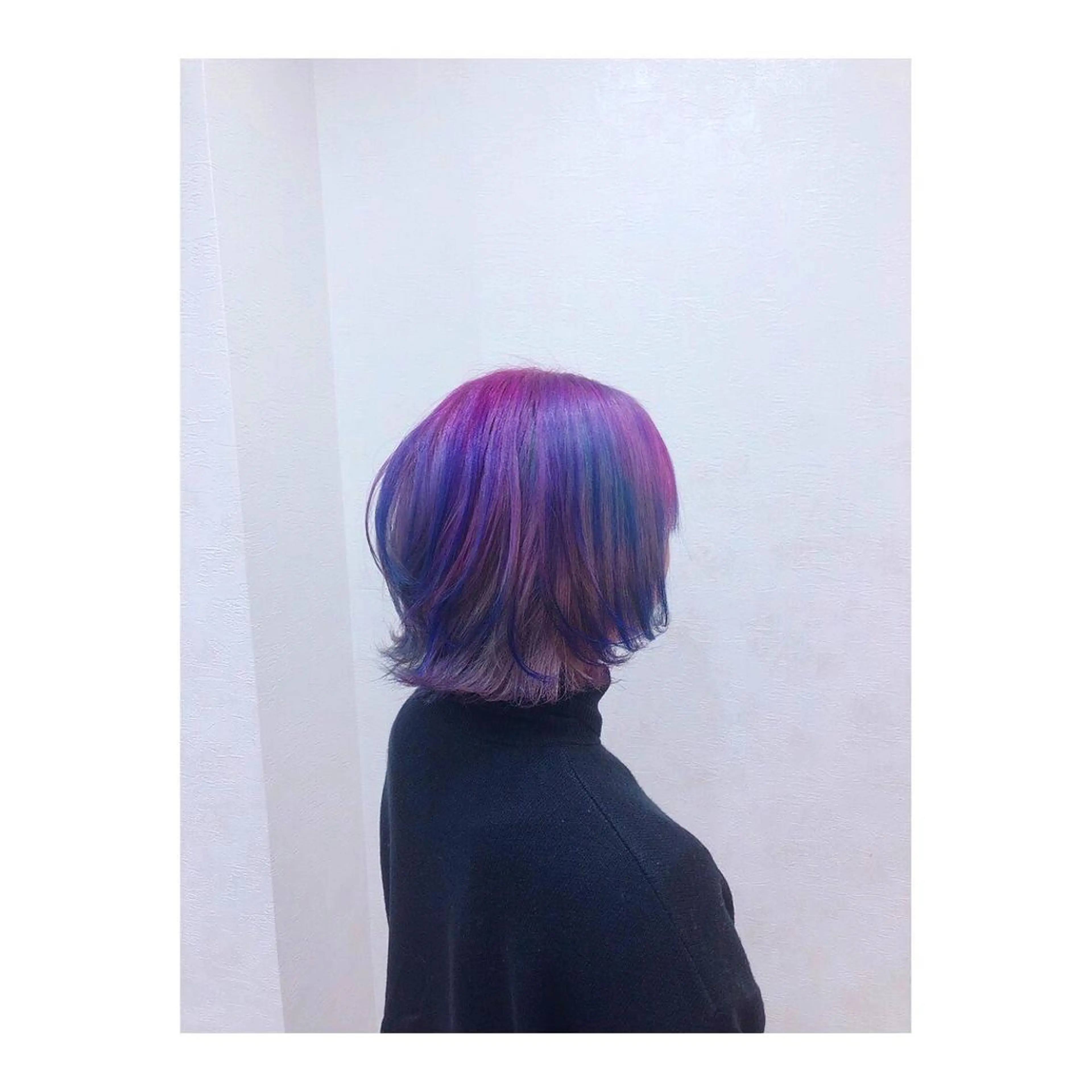 ミディアム 太白区白髪ぼかし/ ボブカット/千葉達人のヘアスタイル