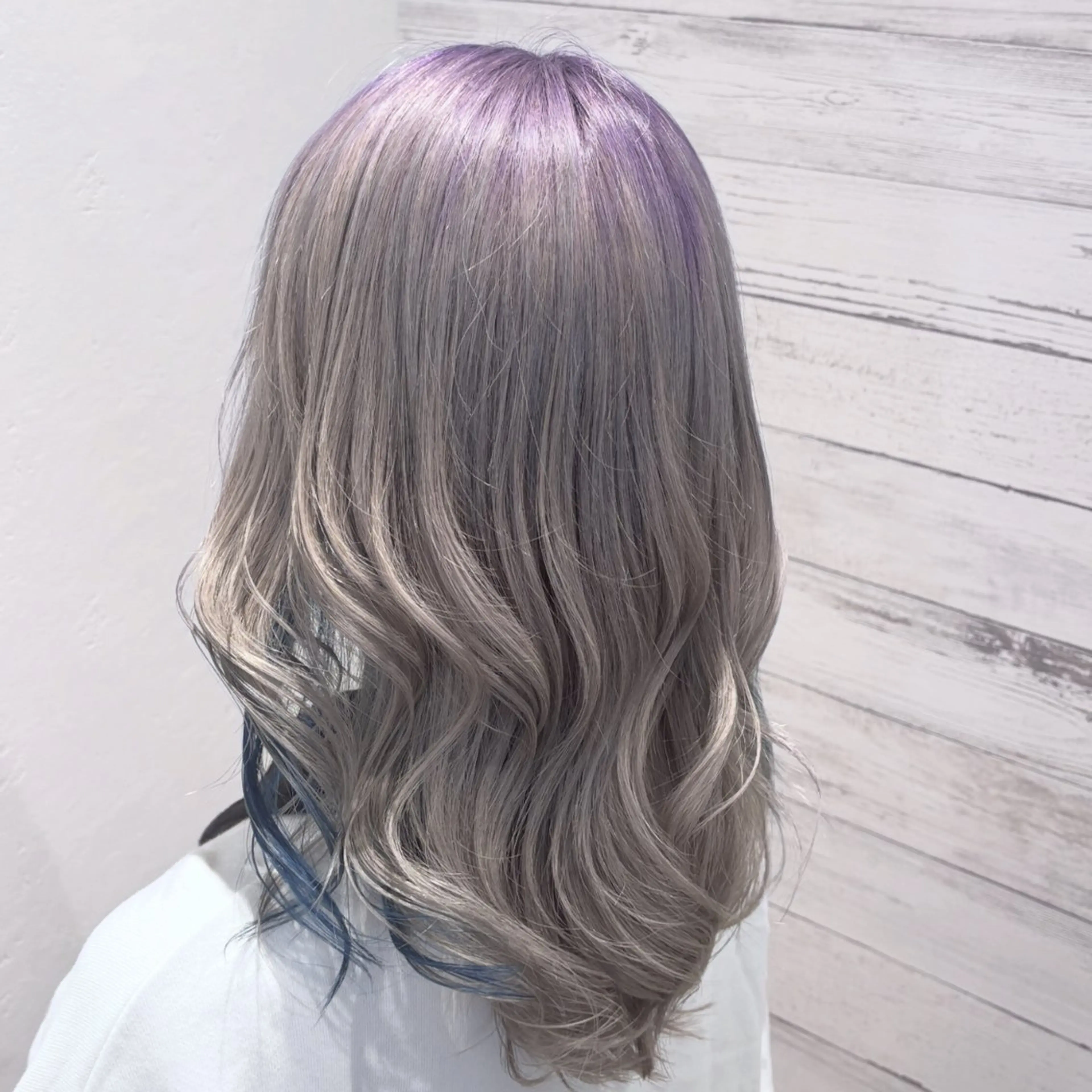 ロング カラー ヘアアレンジ ダブルカラー カット ヘアカラー トリートメント アニメ髪・ウルフ🦇 樋口莉夏のヘアスタイル