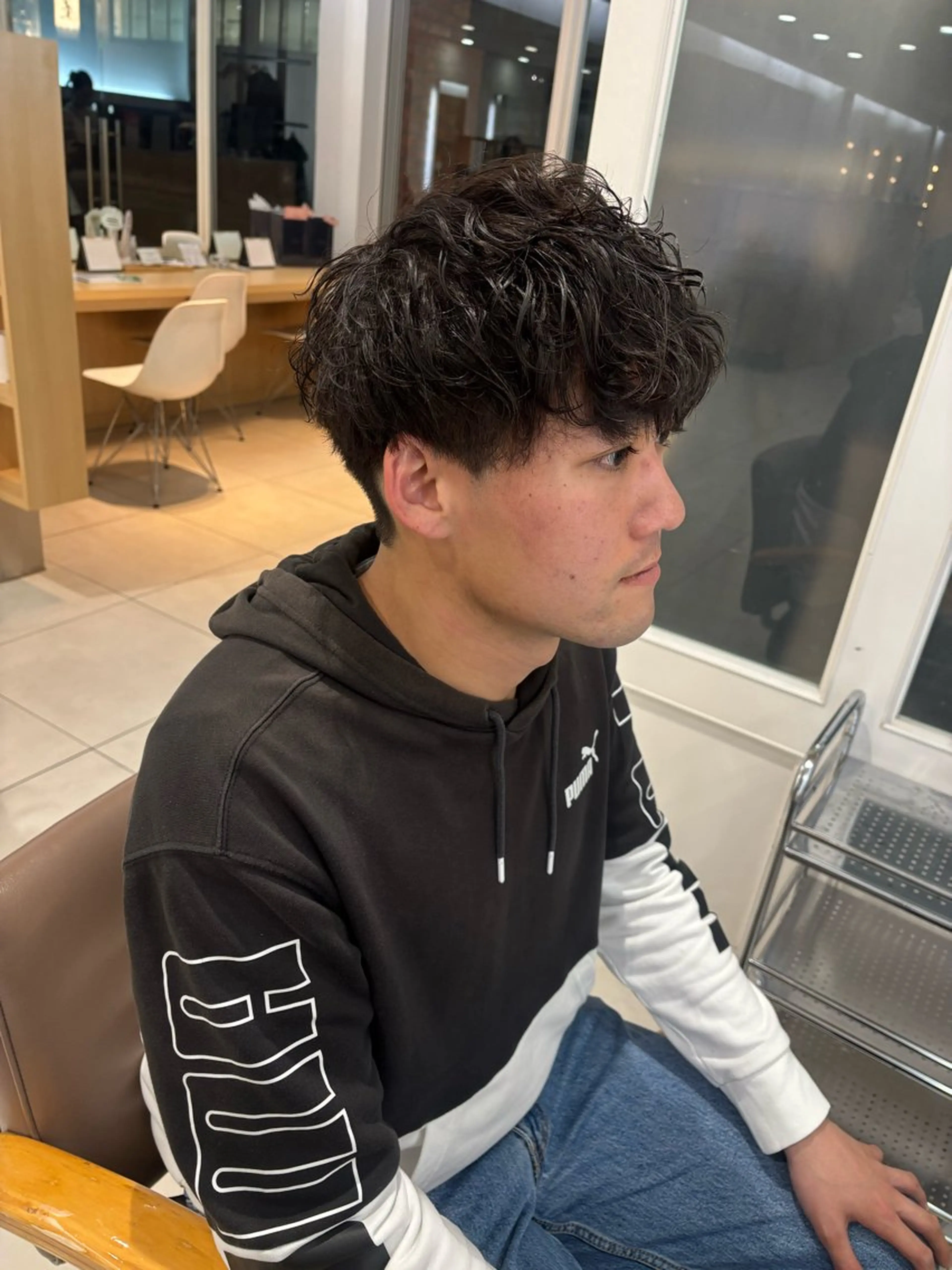 パーマ メンズ 💈メンズパーマ カラー💈momoのヘアスタイル