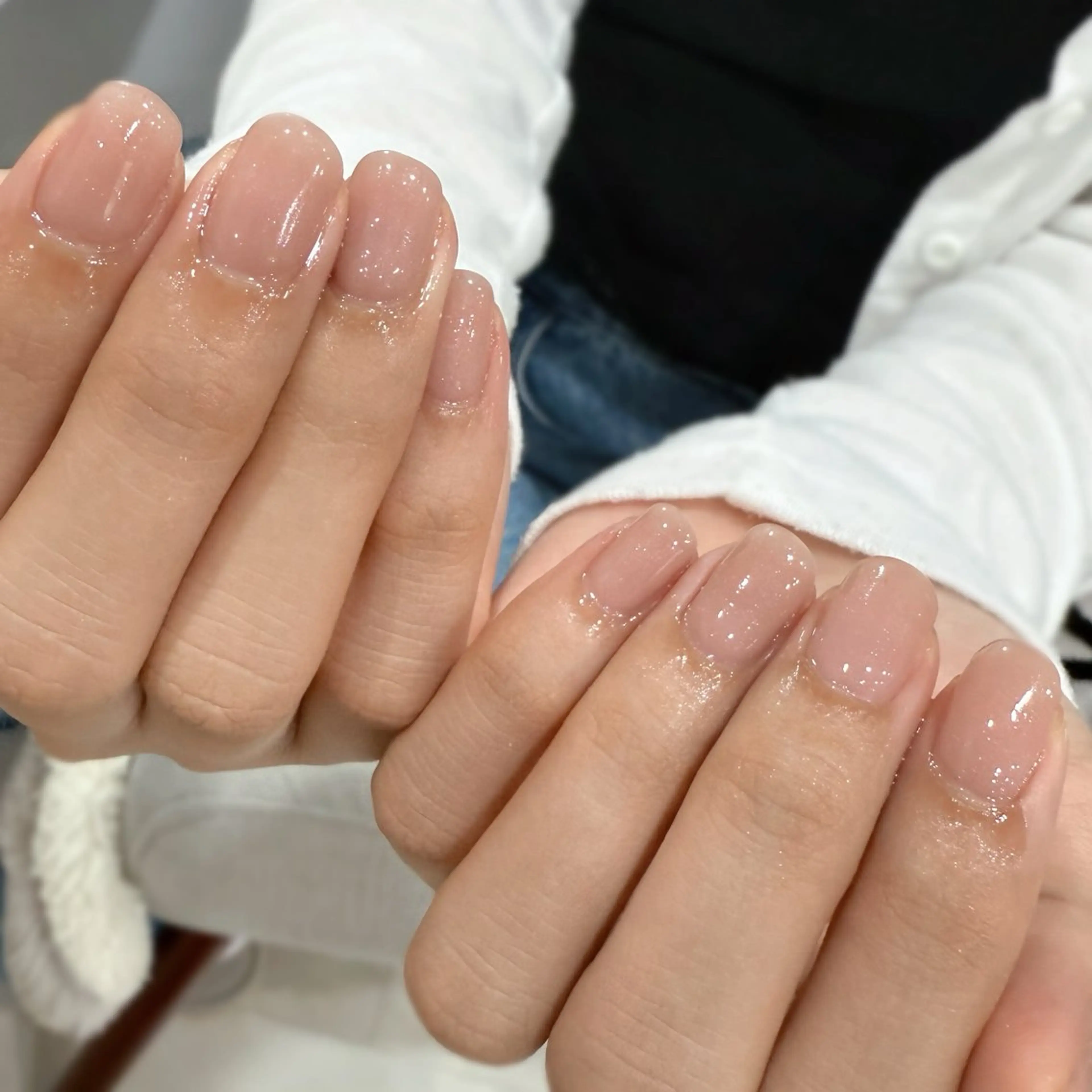 ネイル クリアネイル フラッシュネイル フレンチネイル ジェルネイル マグネットネイル Reilly nail.所属・Reillynail レイリーネイルのネイルデザイン