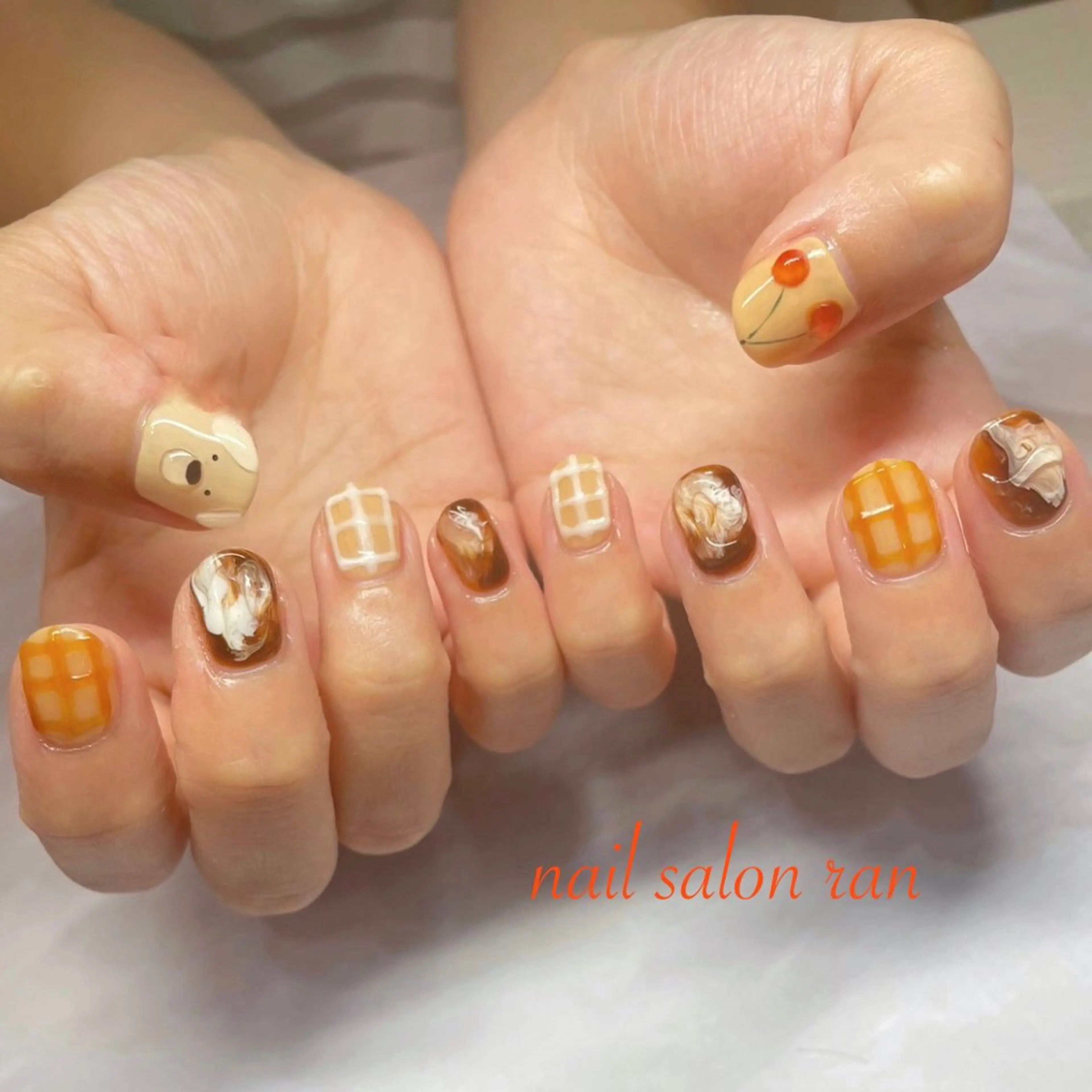 ネイル ハンドネイル ハンドケア nailsalon ranのネイルデザイン