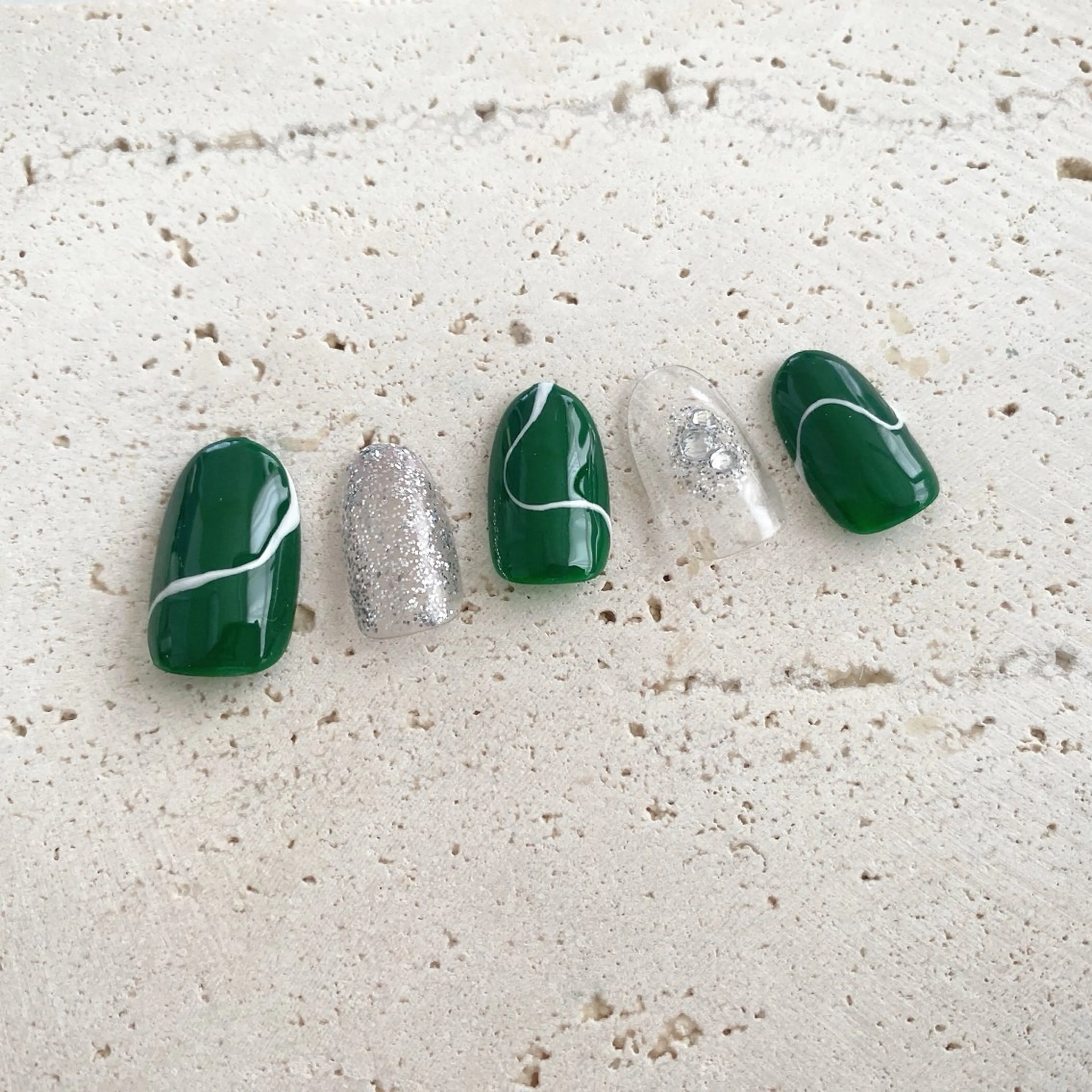 ネイル シンプルネイル ハンドネイル 愛川町 あんすりうむのネイルデザイン