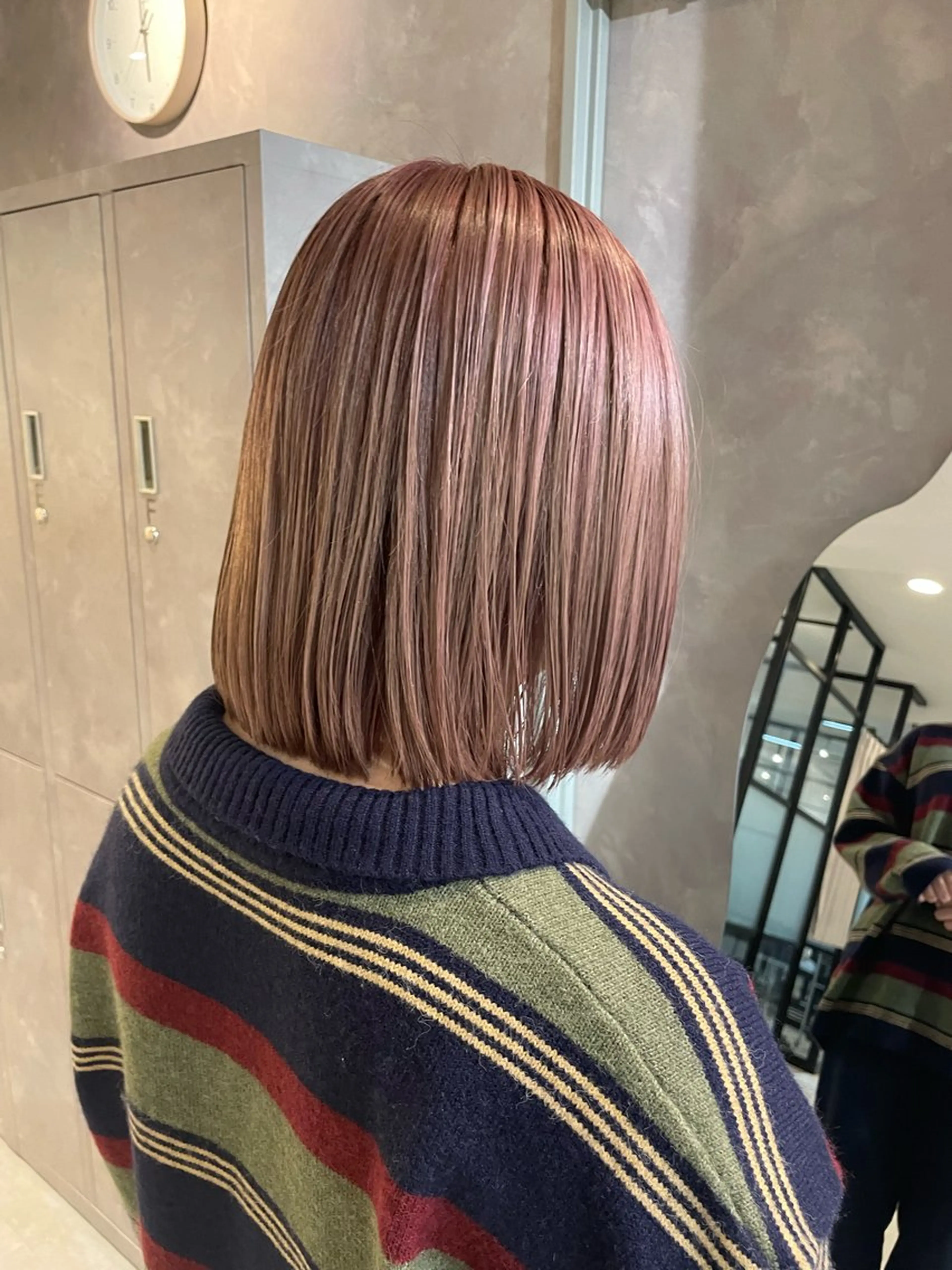 ミディアム カット ヘアカラー トリートメント tocca千葉店 /せりなのヘアスタイル