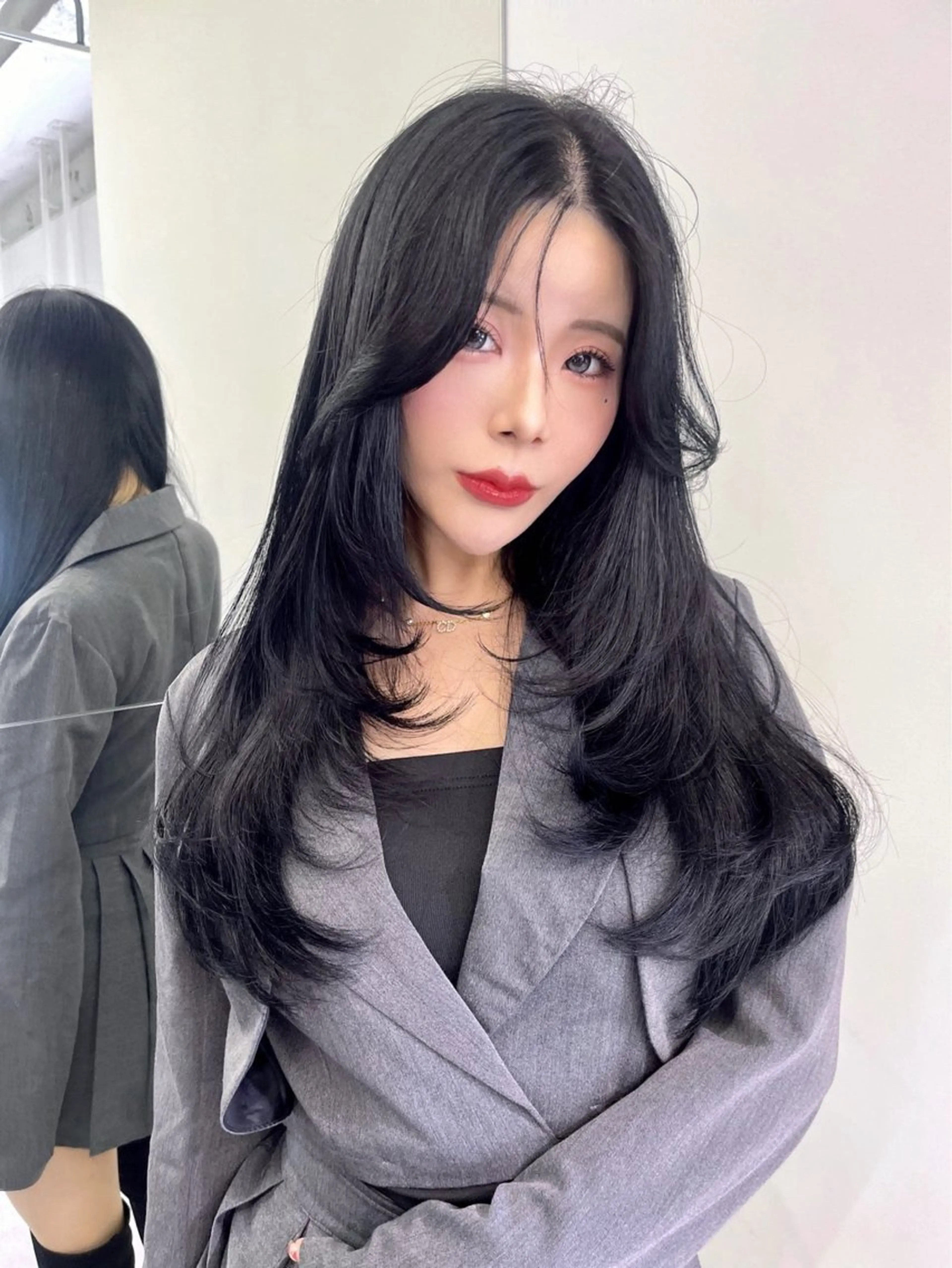 ロング カラー ヘアアレンジ カット ヘアカラー トリートメント 韓国ヘア/髪質改善 TAKAHIROのヘアスタイル