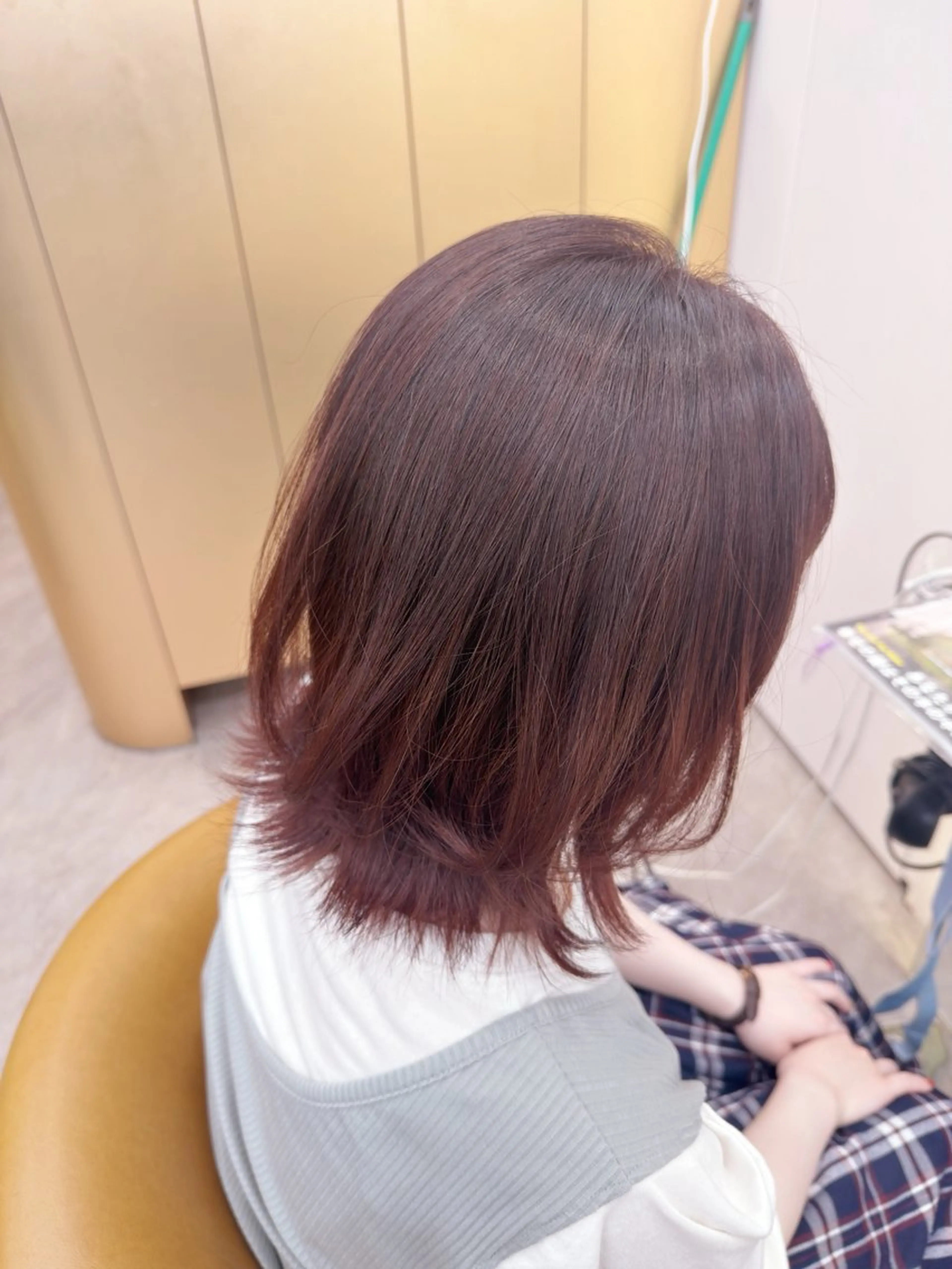 ミディアム カラー ヘアカラー トリートメント 透明感カラー/艶髪/ こーきのヘアスタイル