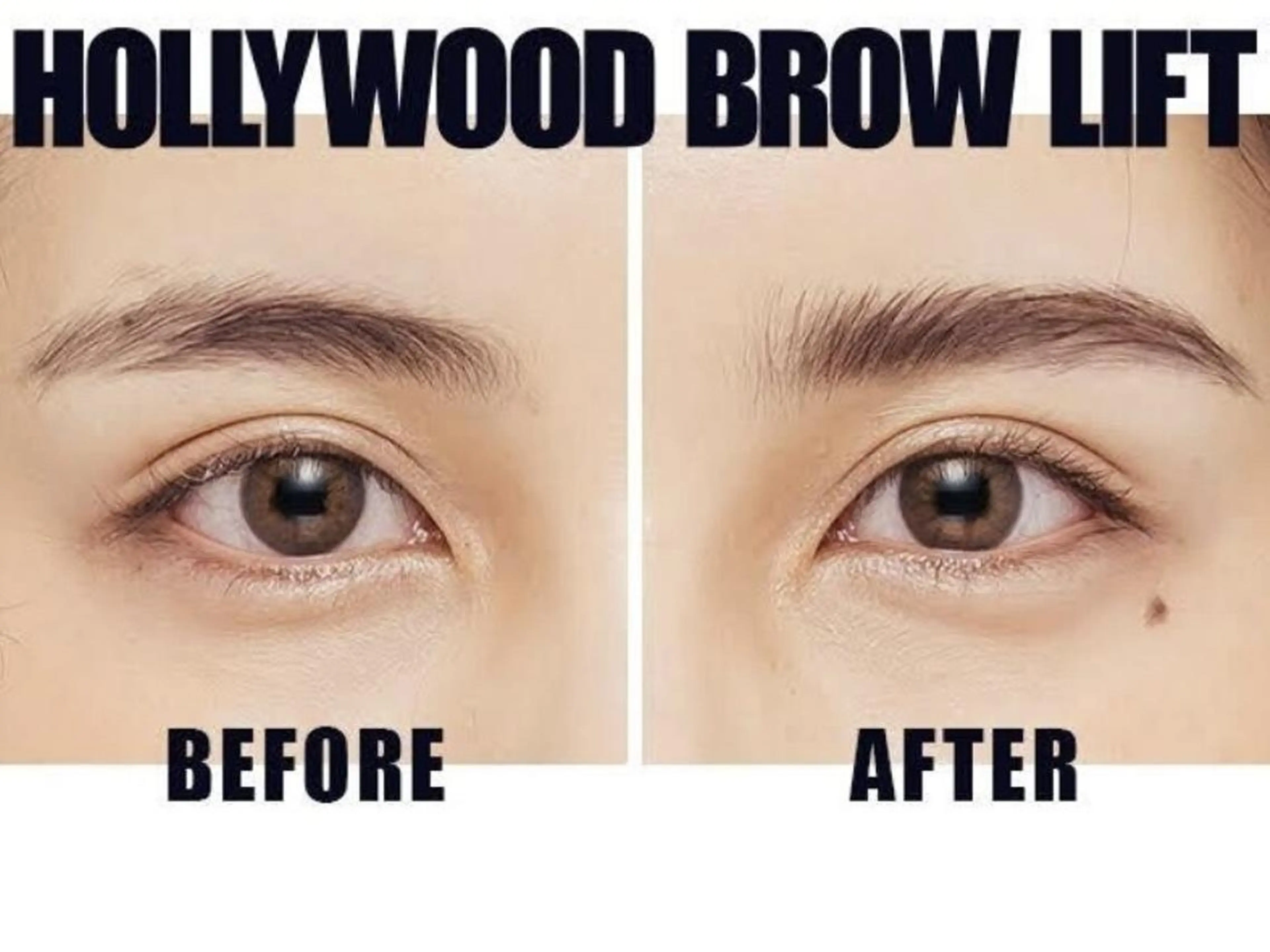 ハリウッドブロウリフトの写真