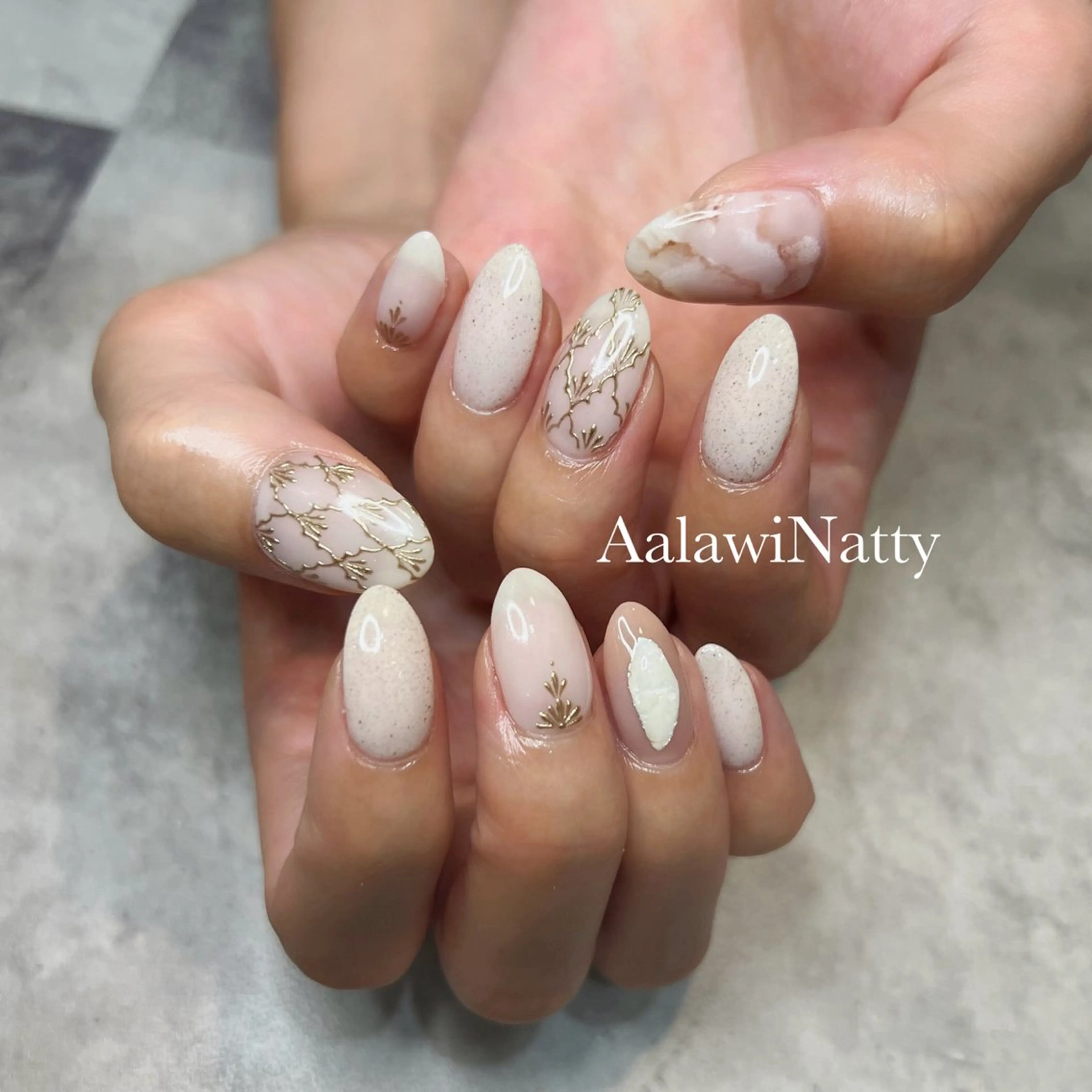 ネイル Aala wi Natty nail所属・AMANO AKIHOのネイルデザイン
