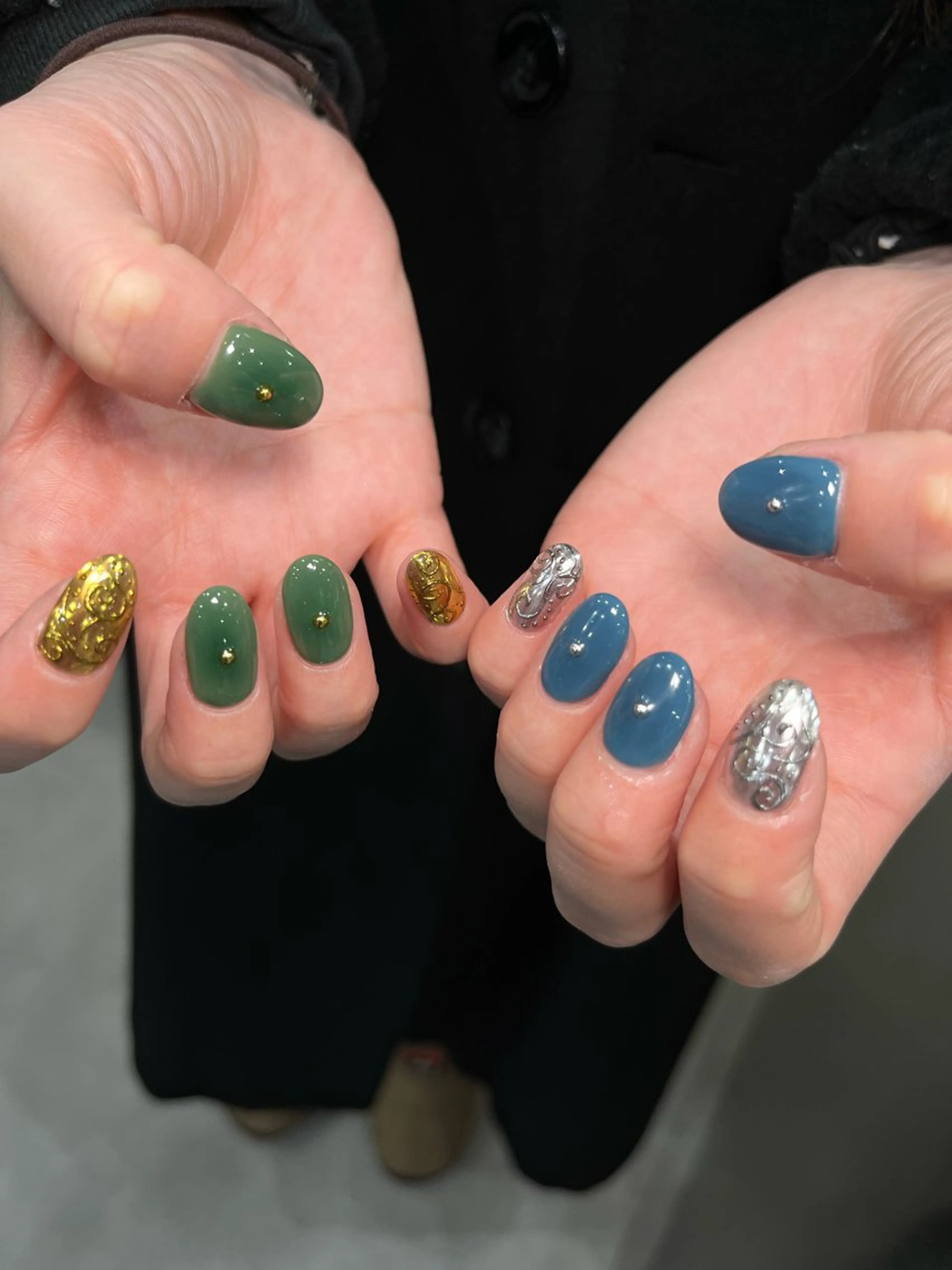 ネイル ハンドネイル Cleo 名古屋駅店 🖤EMIRIのネイルデザイン